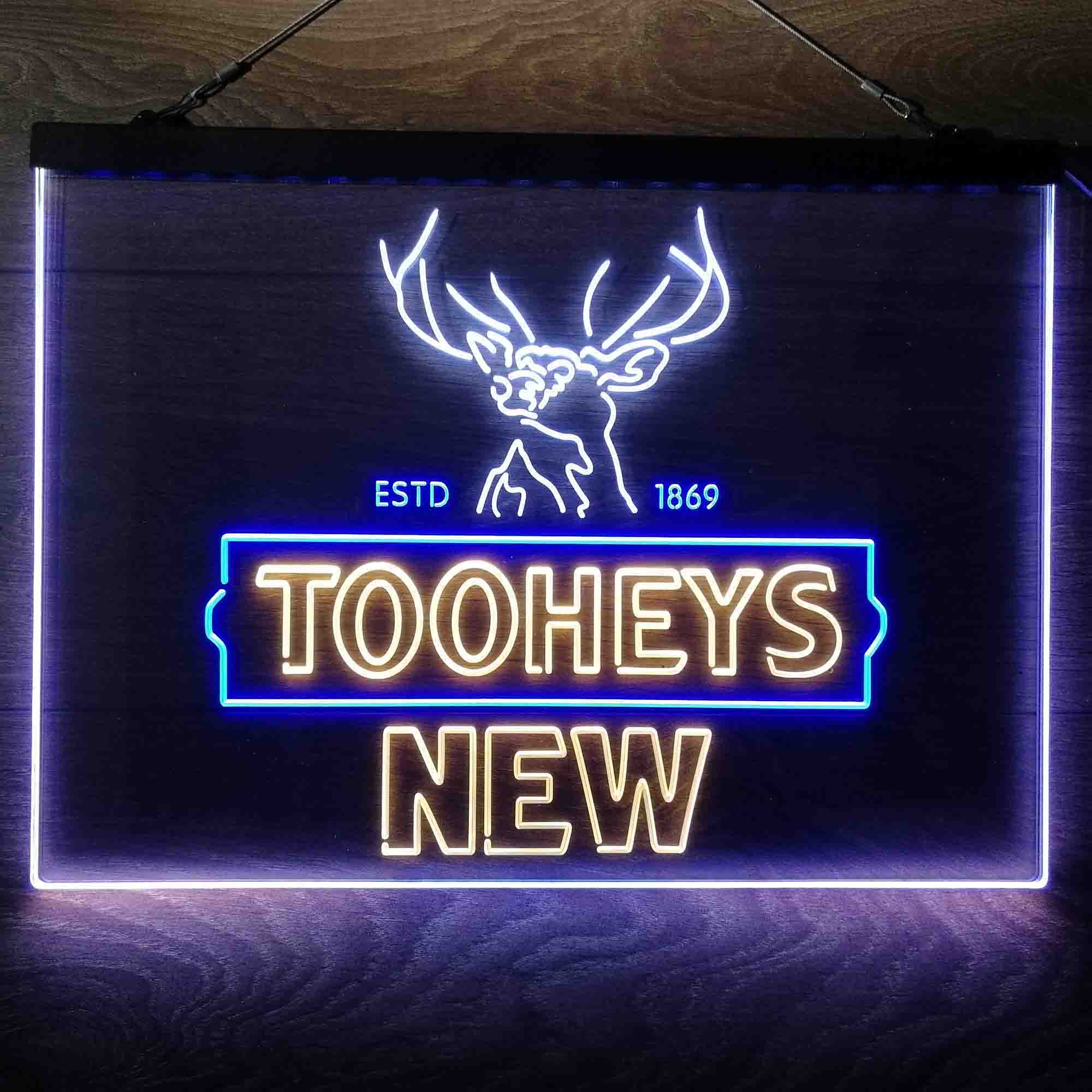 Tooheys Beer Deer Neon LED Sign 3-Colors