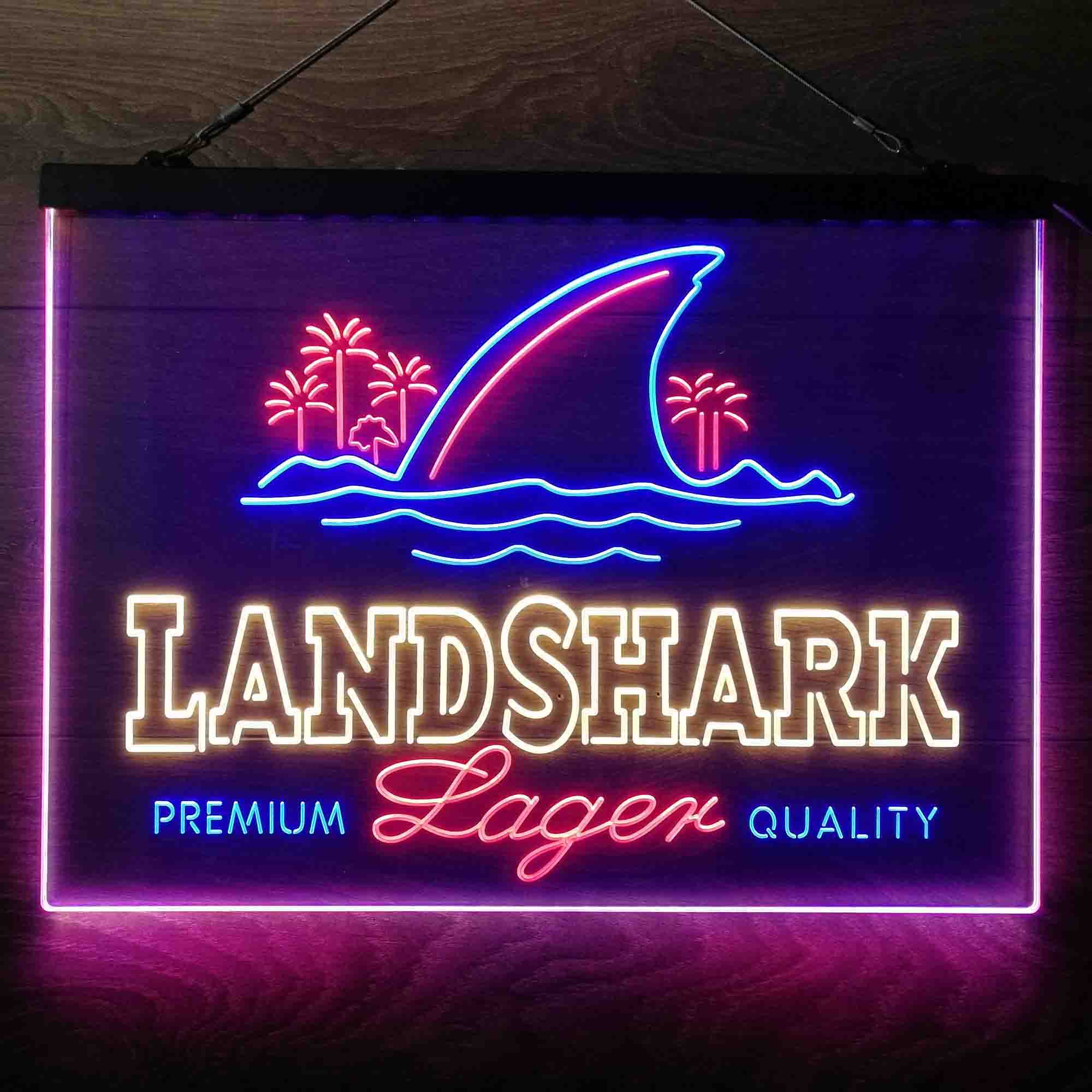 Landshark Lager Neon 3-Color LED Sign Neon 3-Color LED Sign