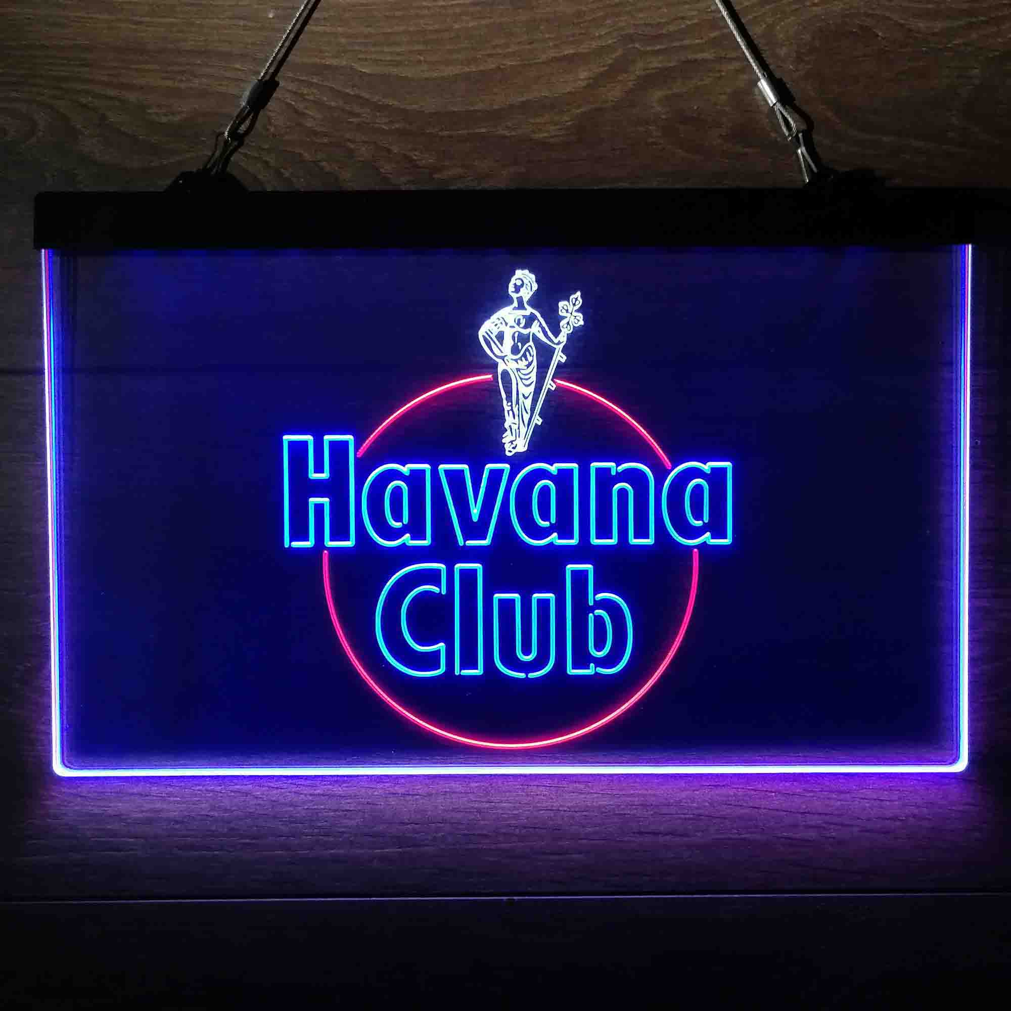 Havanas Club  Neon 3-Color LED Sign