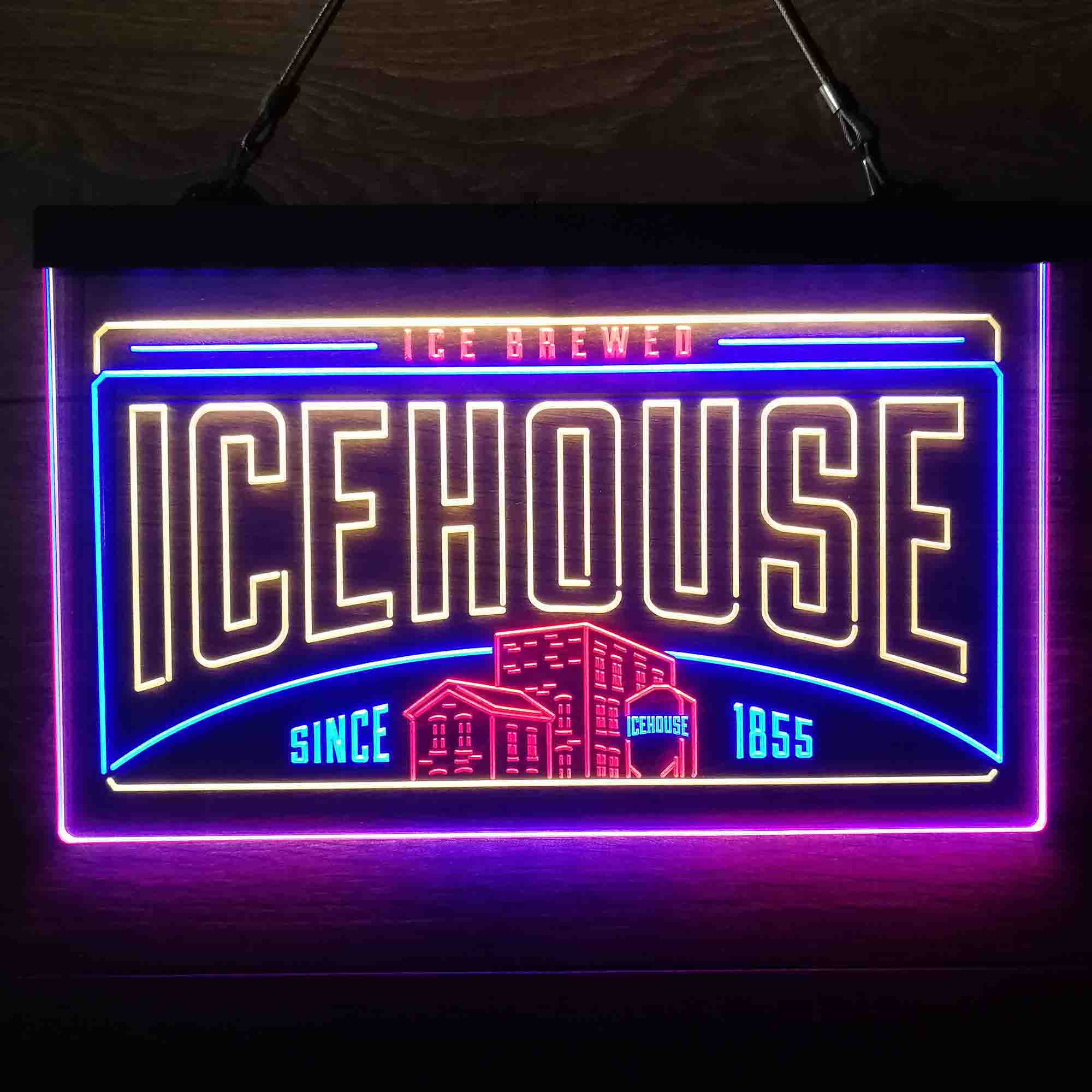 Icehouse Brewing Co.  Neon 3-Color LED Sign