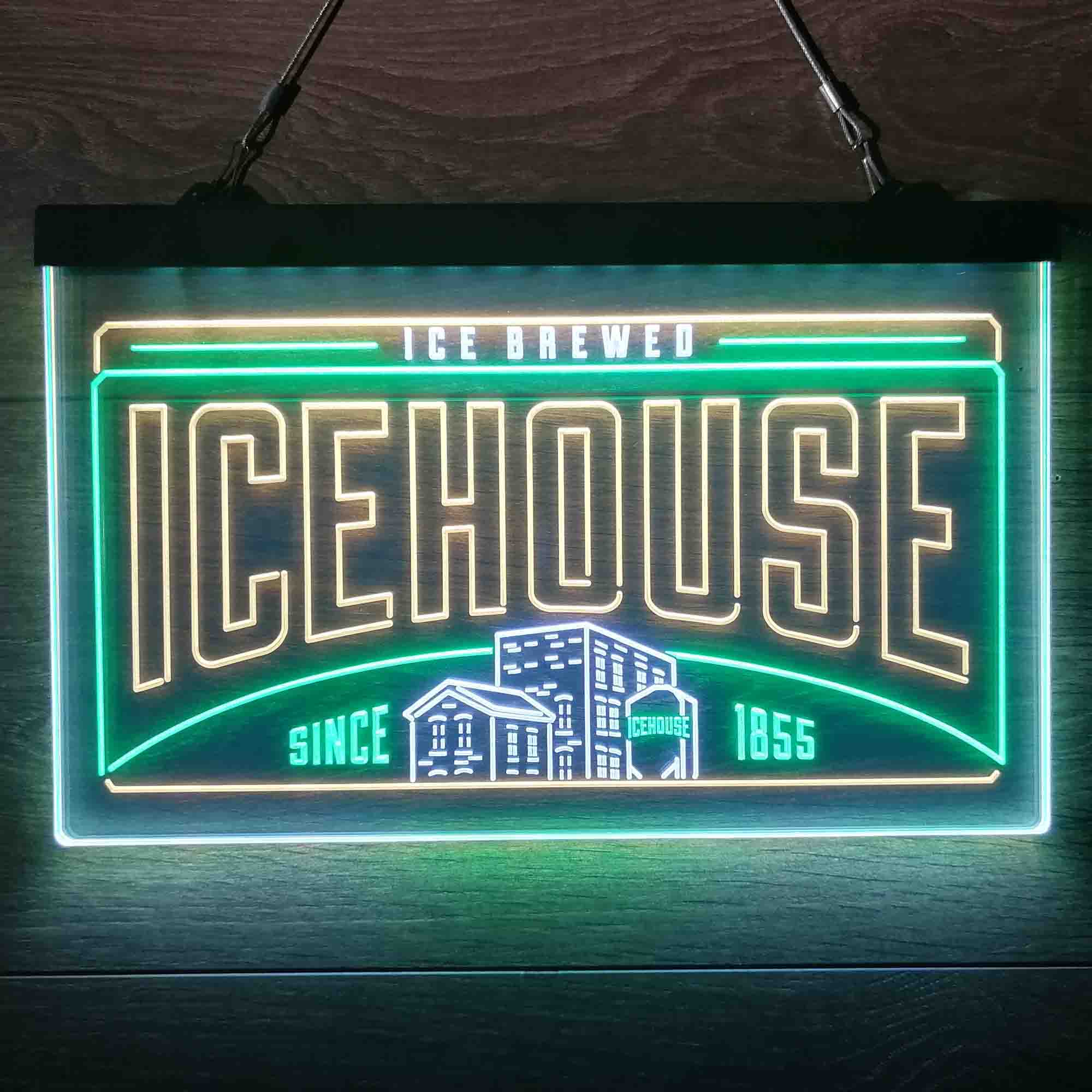 Icehouse Brewing Co.  Neon 3-Color LED Sign