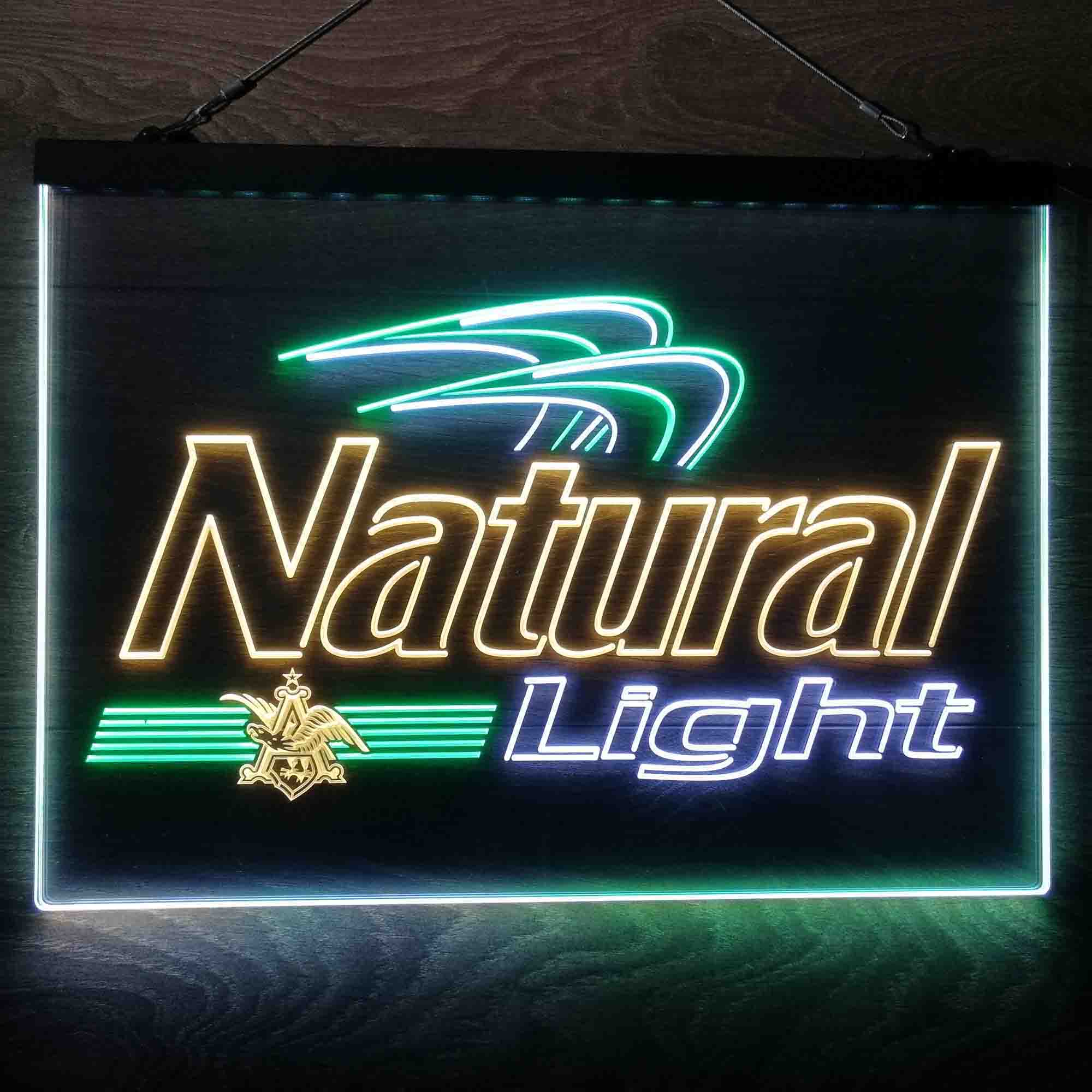 Natural Light Eagle  Neon 3-Color LED Sign
