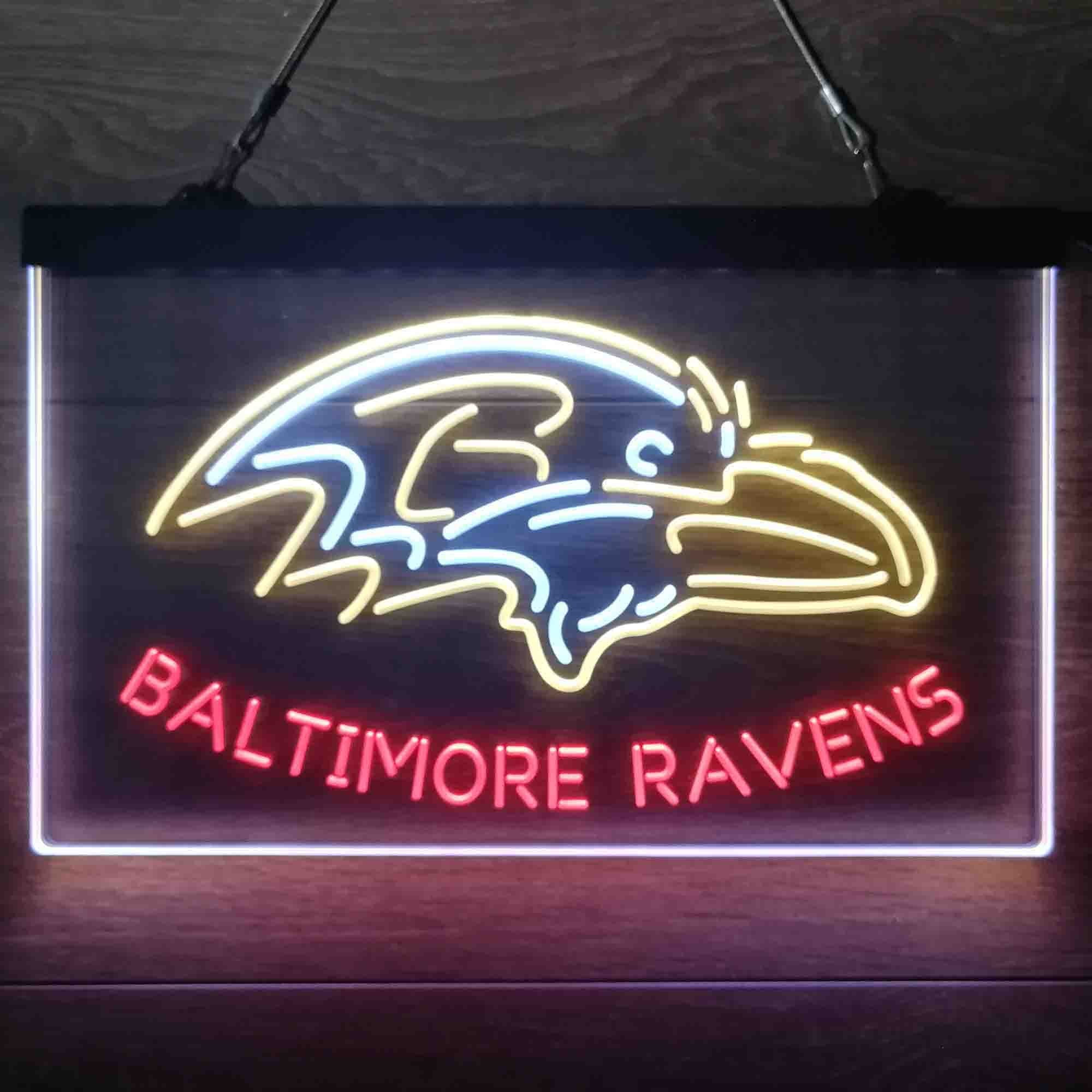 Baltimore Ravens Neon 3-Color LED Sign Neon 3-Color LED Sign