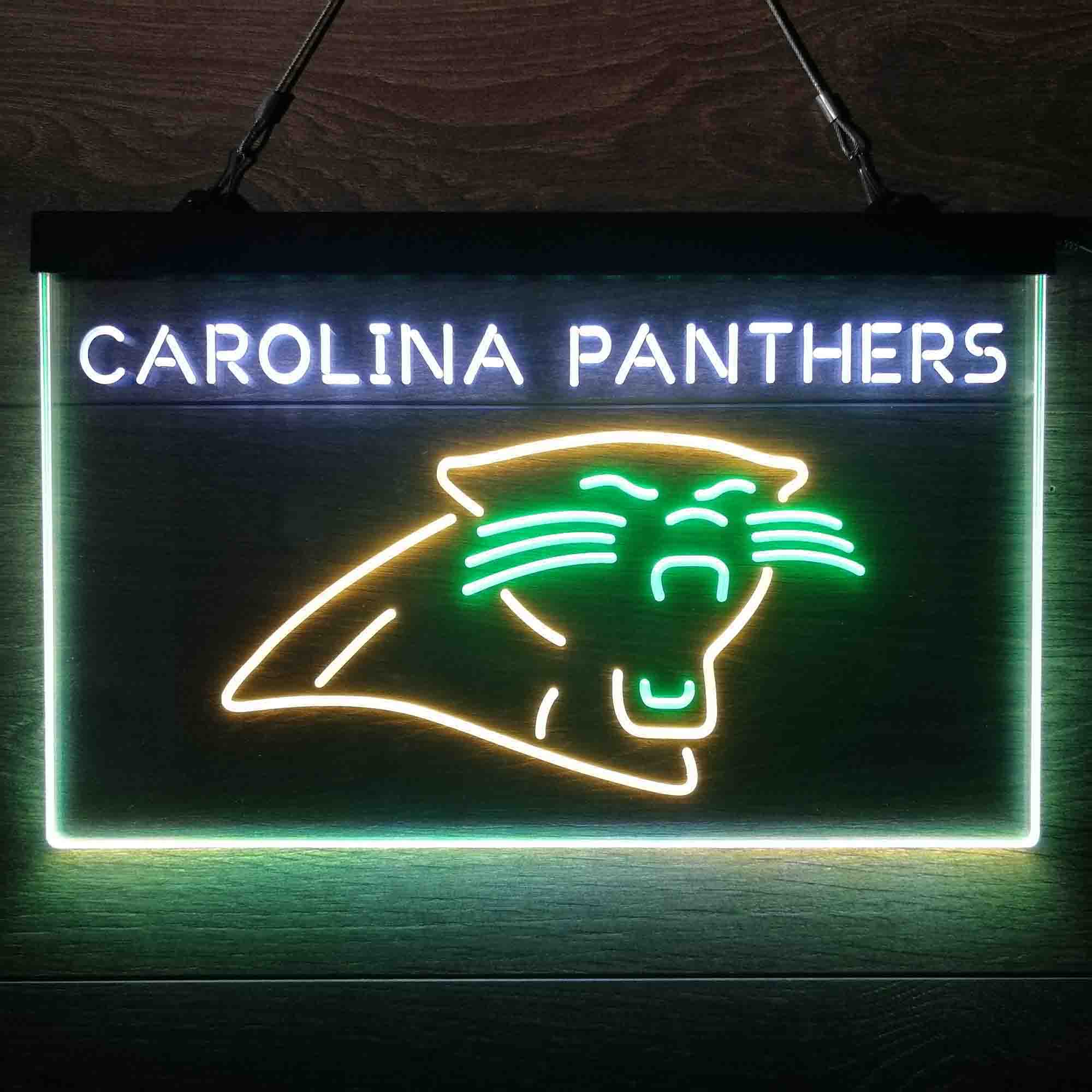 Carolina Panthers Neon 3-Color LED Sign Neon 3-Color LED Sign