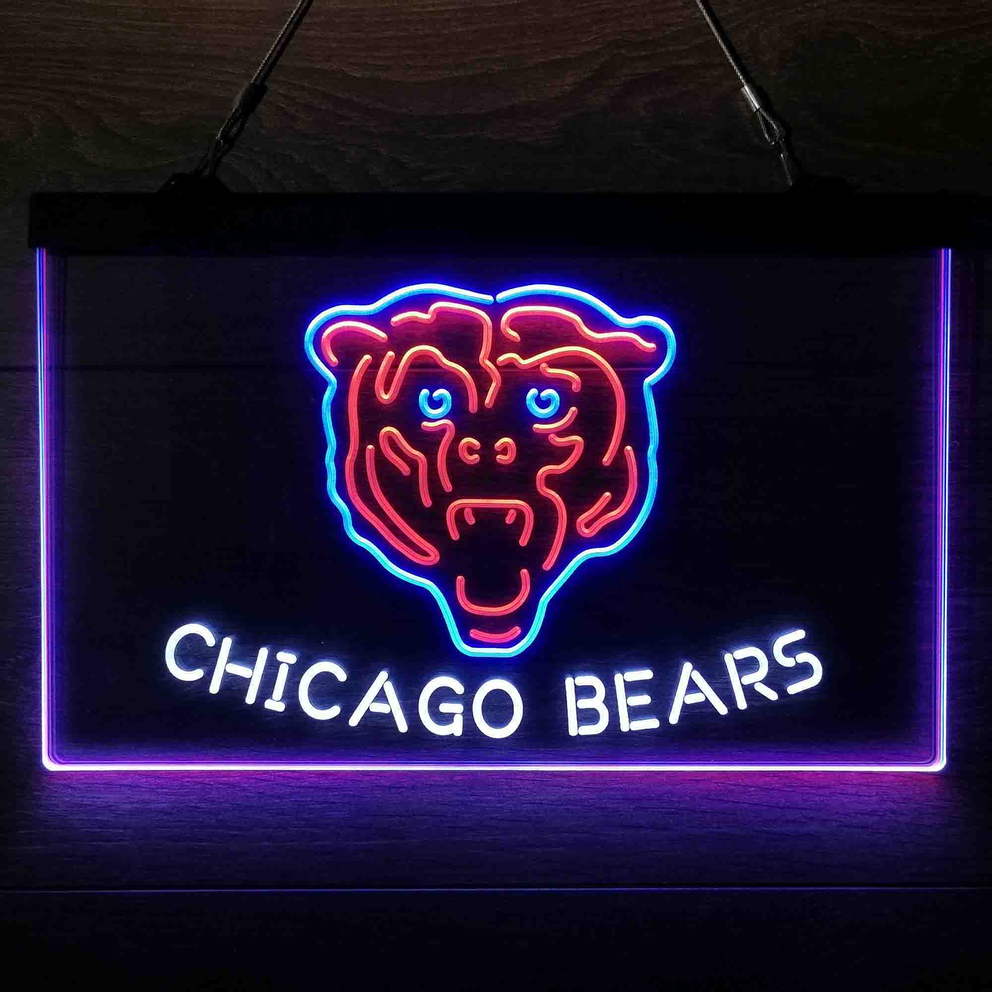 Chicago Bears Neon 3-Color LED Sign Neon 3-Color LED Sign