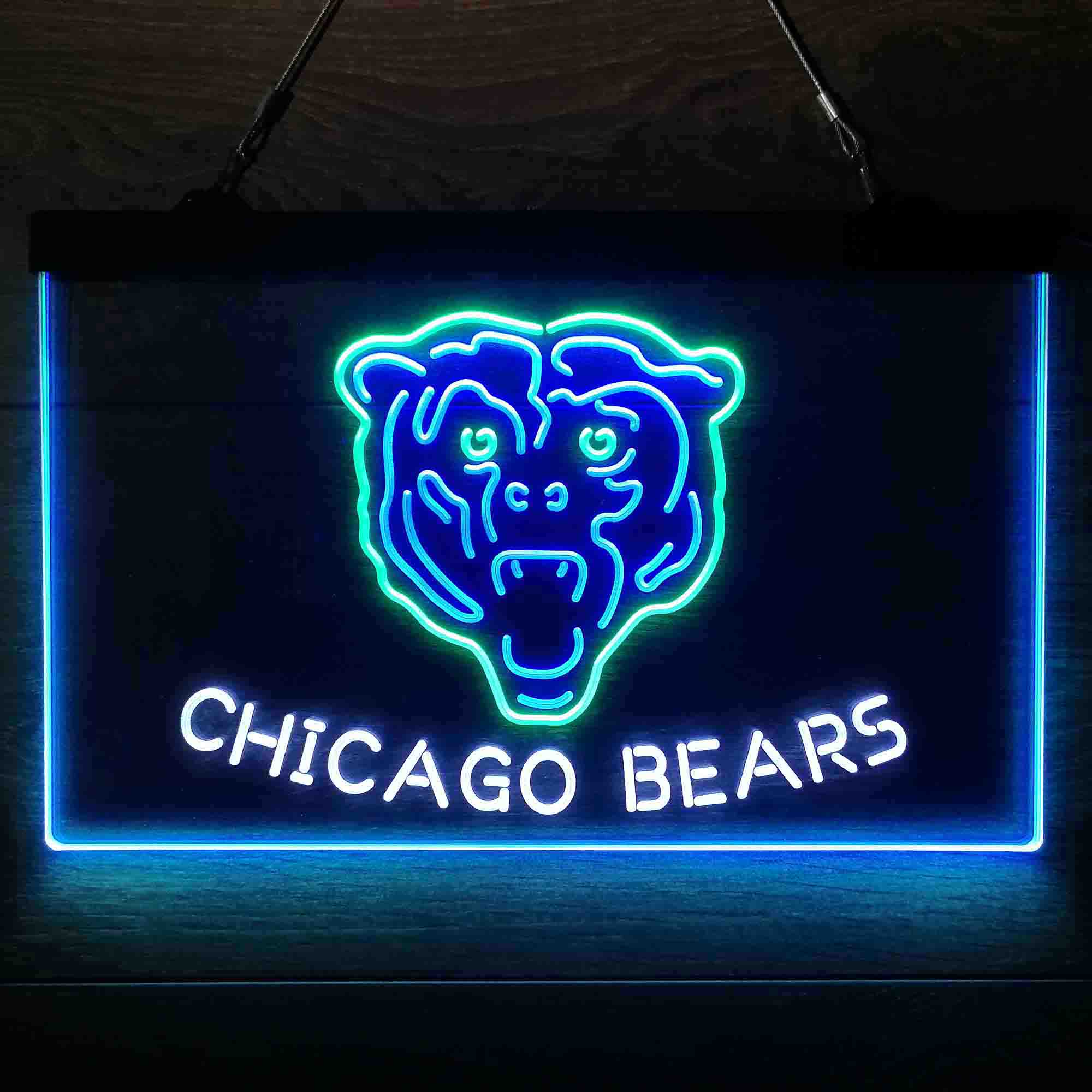 Chicago Bears  Neon 3-Color LED Sign
