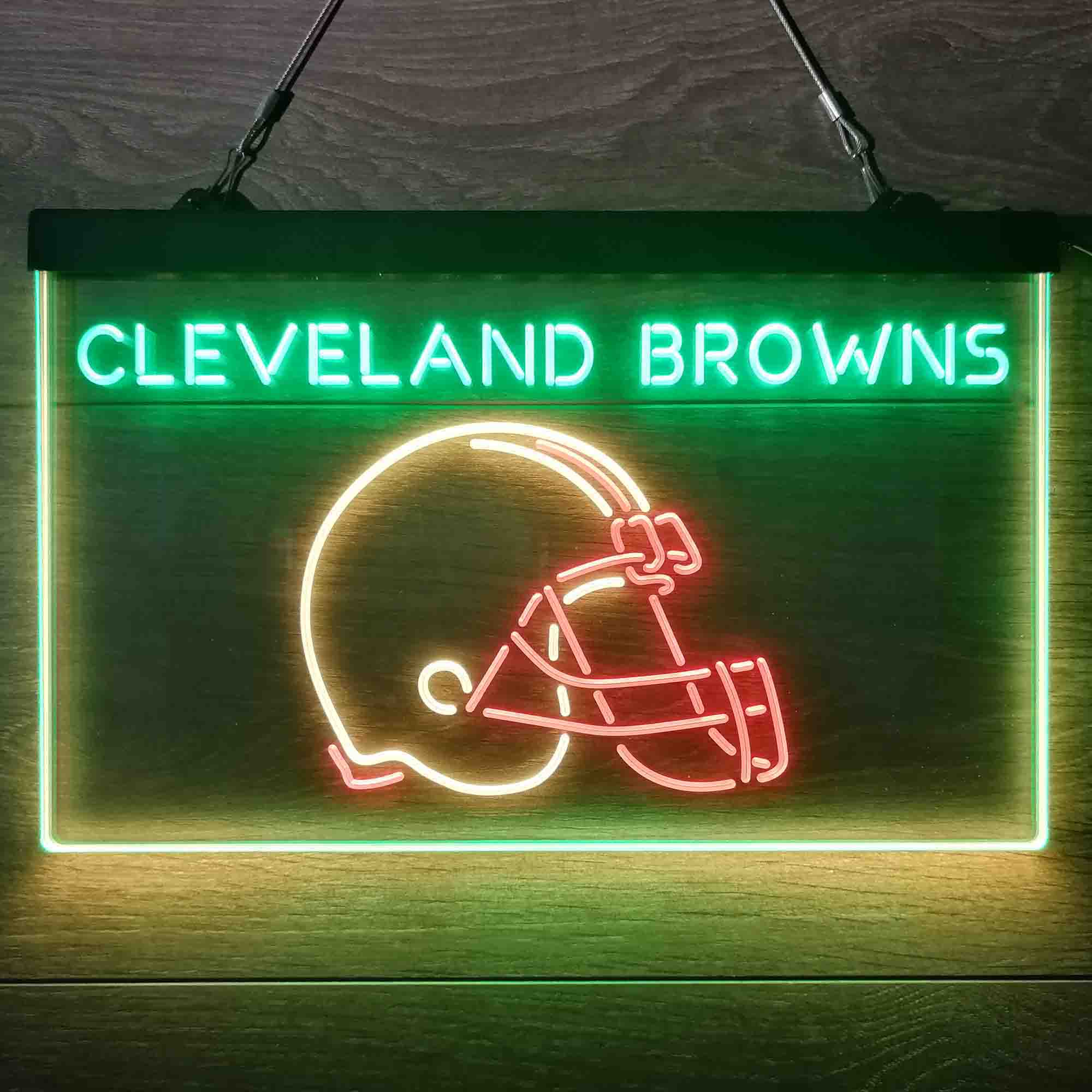 Cleveland Browns  Neon 3-Color LED Sign