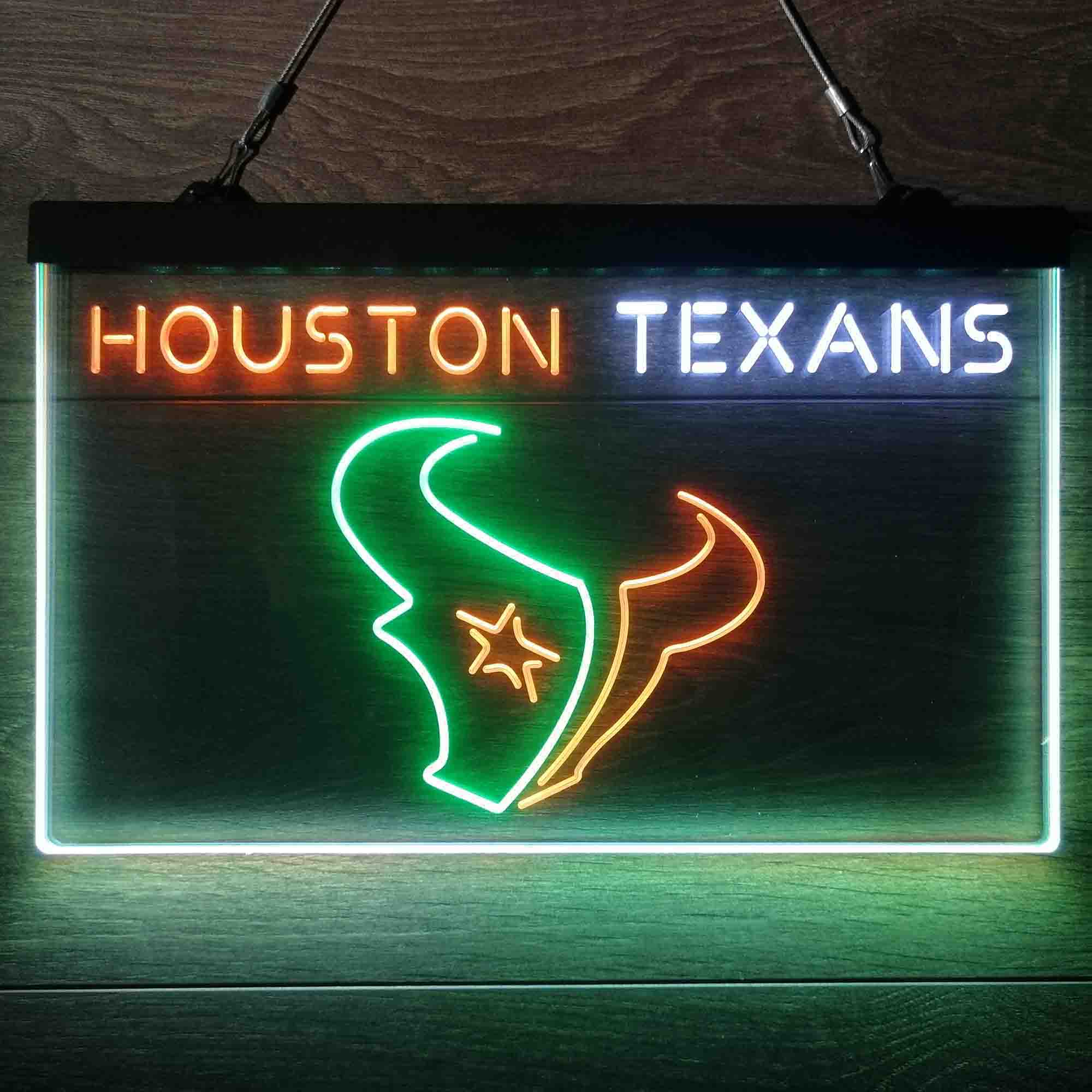 Houston Texans Neon 3-Color LED Sign Neon 3-Color LED Sign