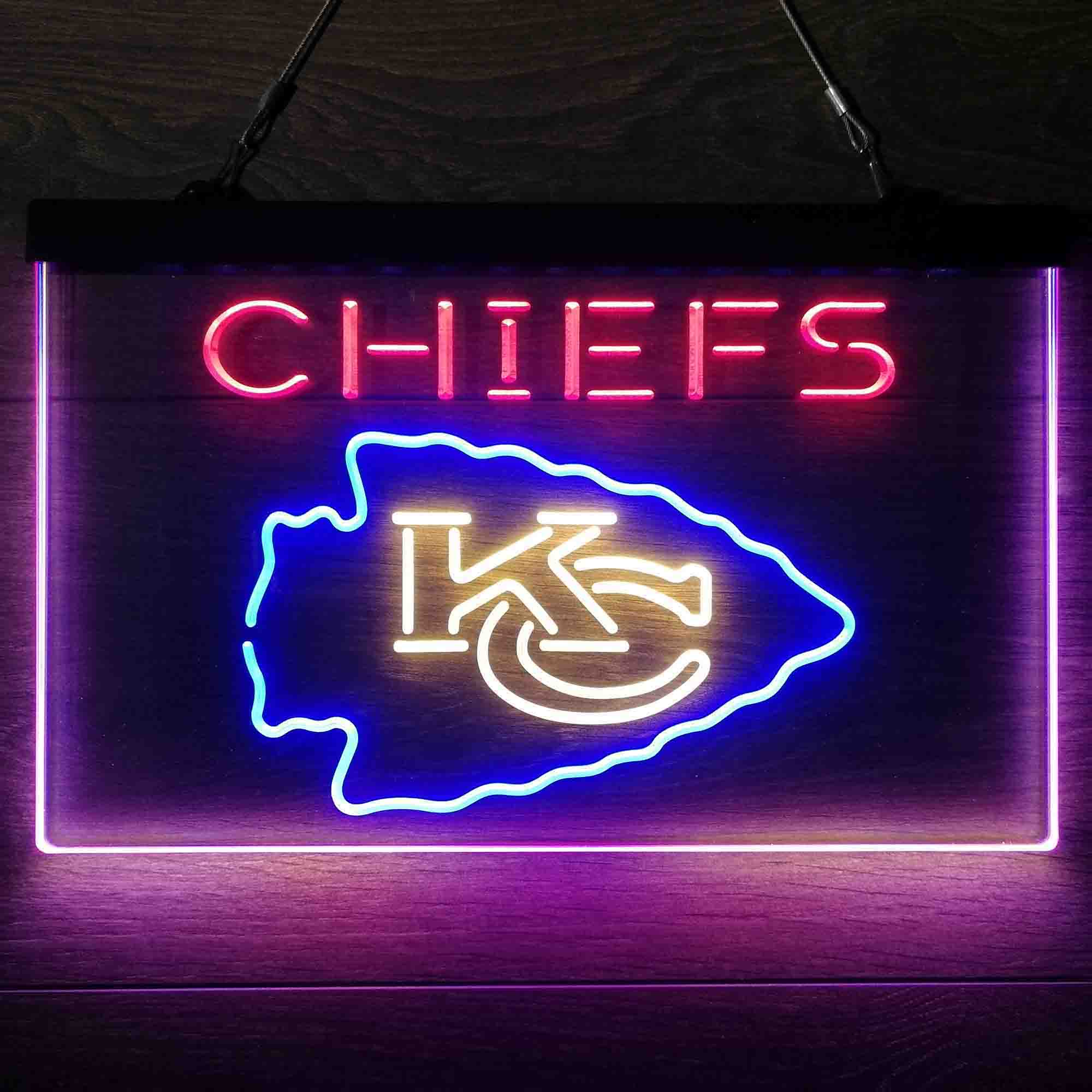 Kansas City Chiefs Neon Light LED Sign