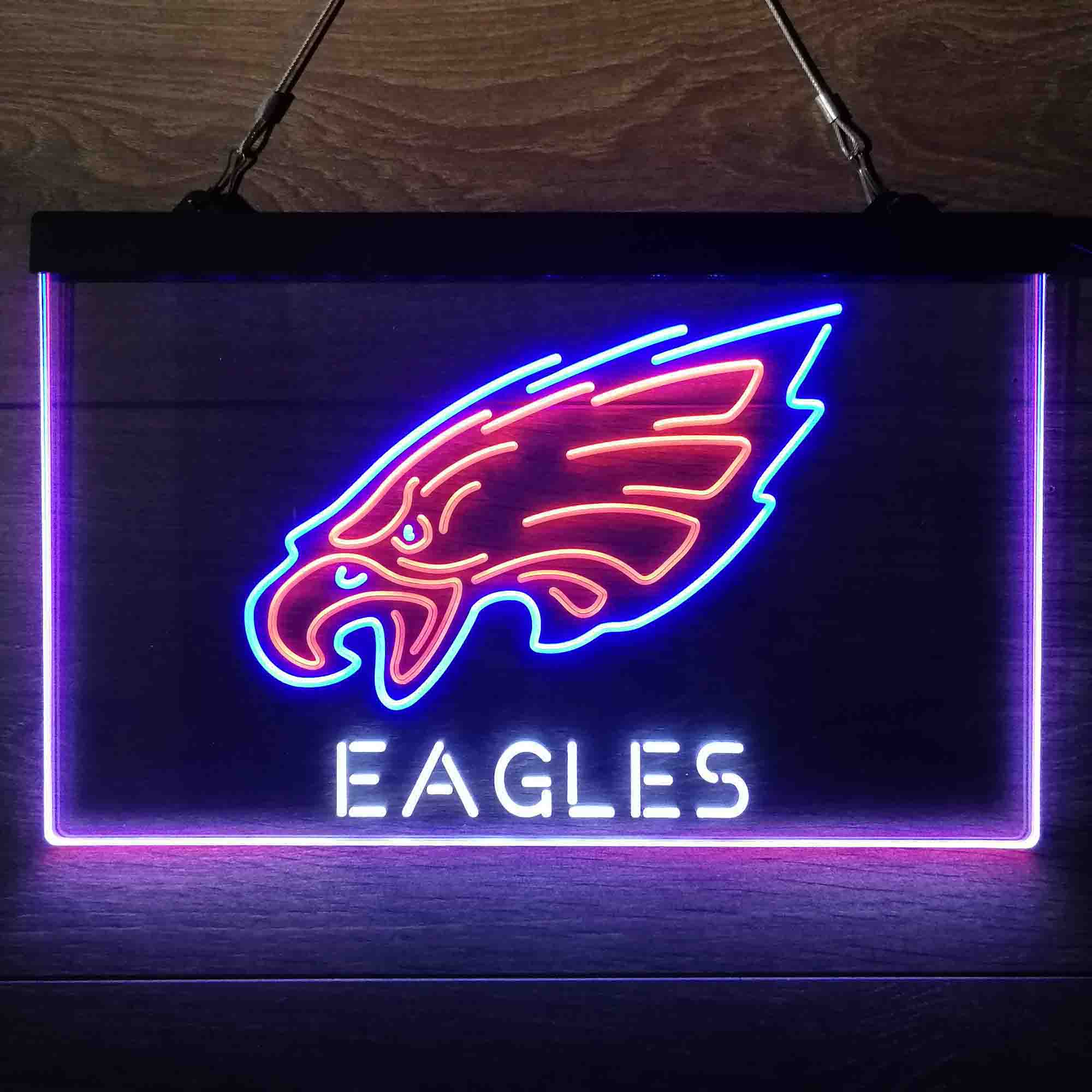 Philadelphia Eagles Neon 3-Color LED Sign
