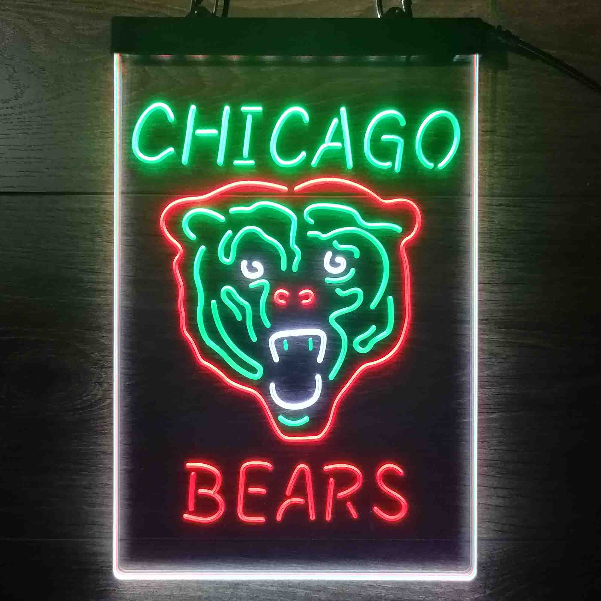 Chicago Bears Neon LED Sign 3 Colors