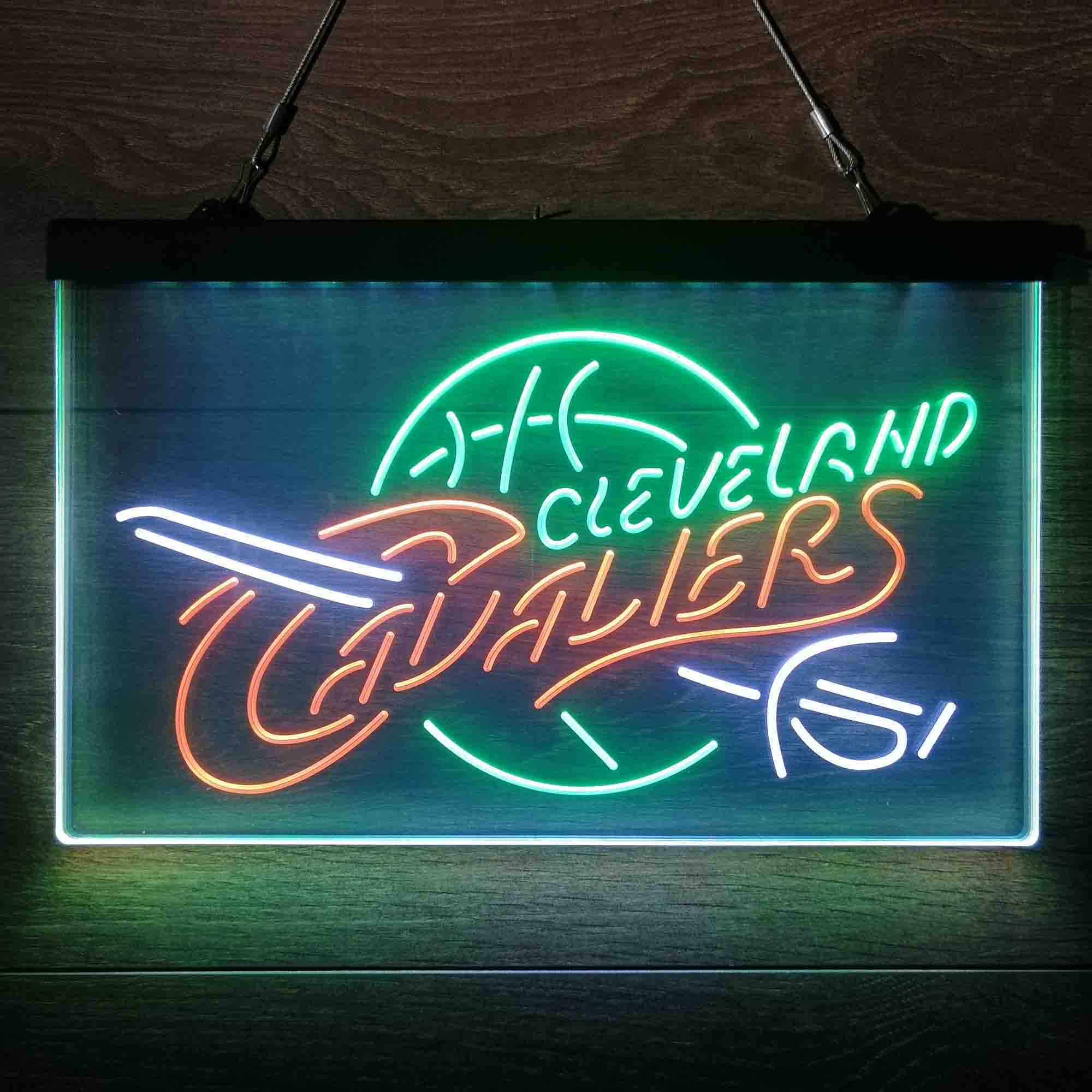 Cleveland Cavaliers Baseketball Neon-Like LED Sign