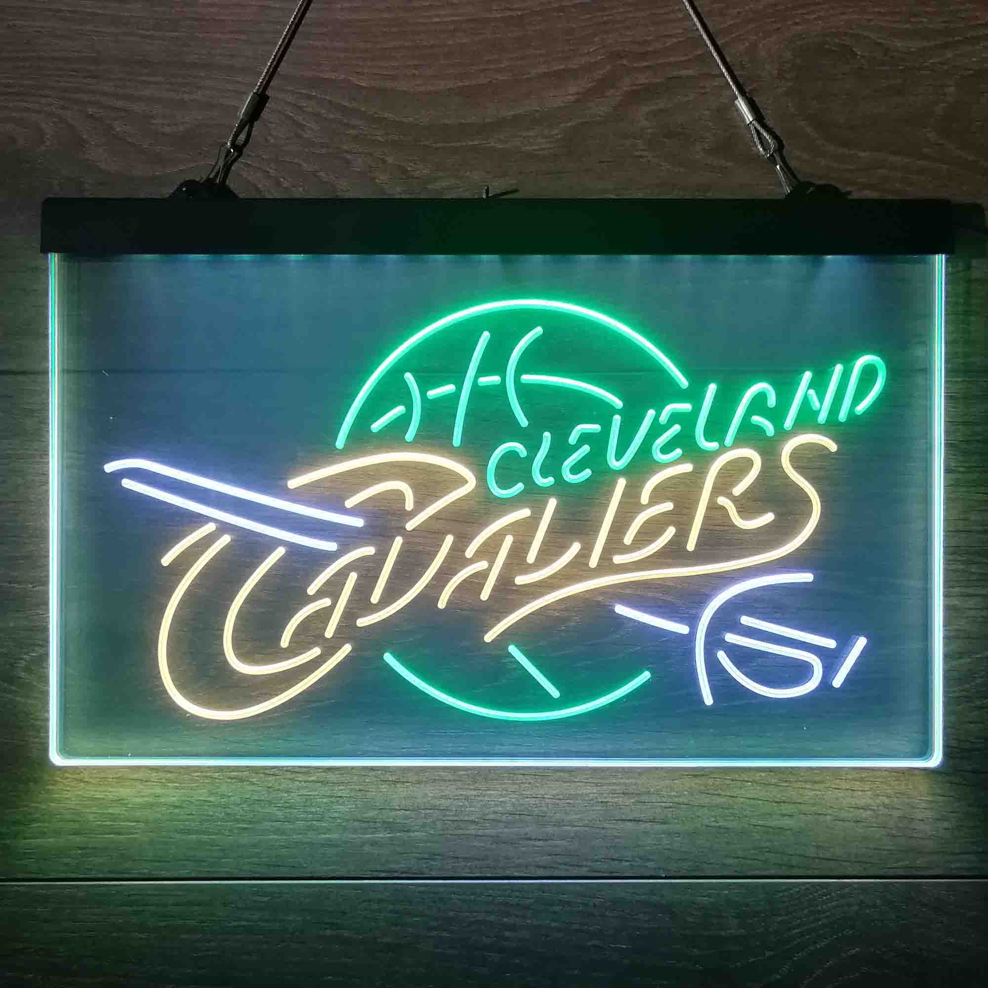 Cleveland Cavaliers Baseketball Neon-Like LED Sign