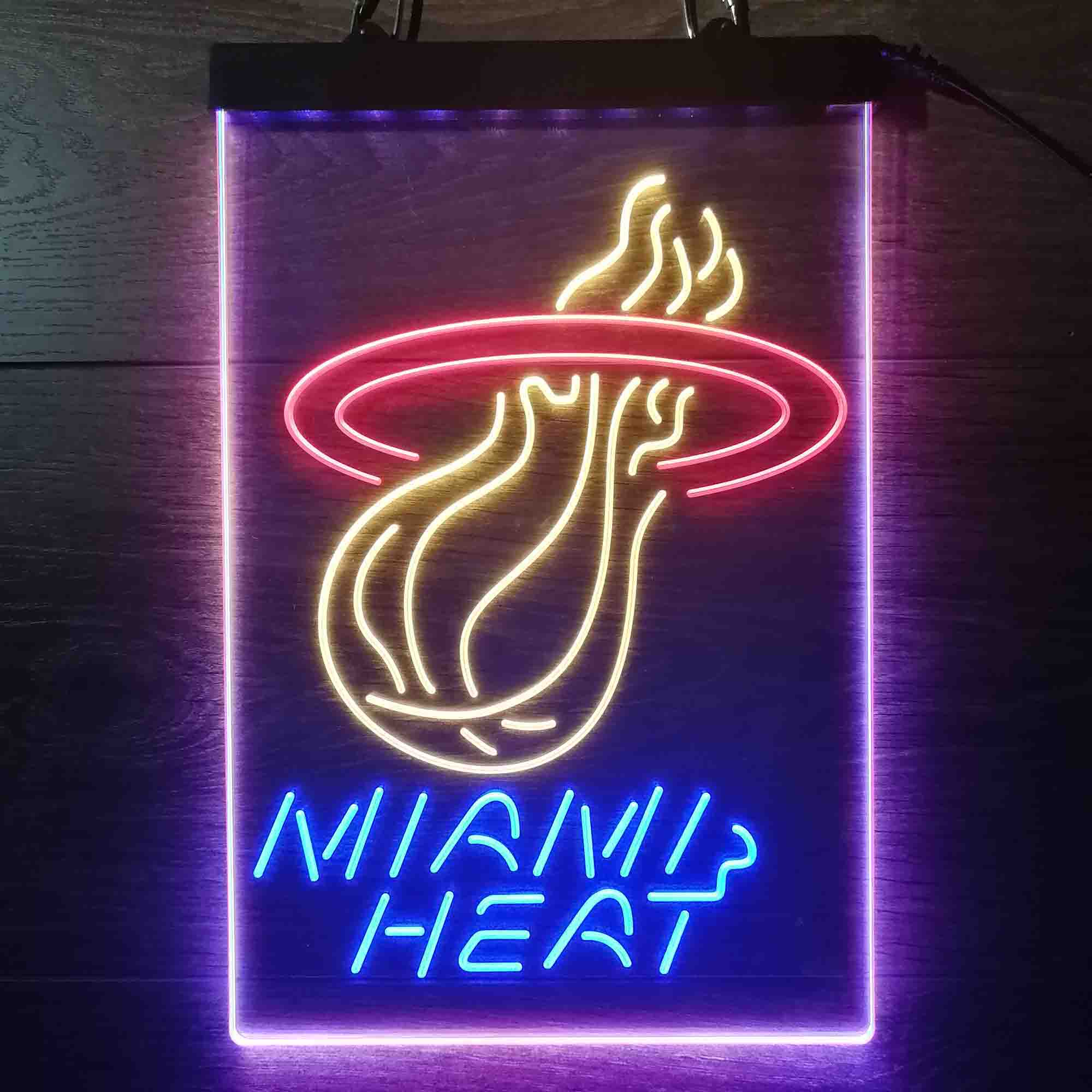 Miami Heat Neon LED Sign 3 Colors