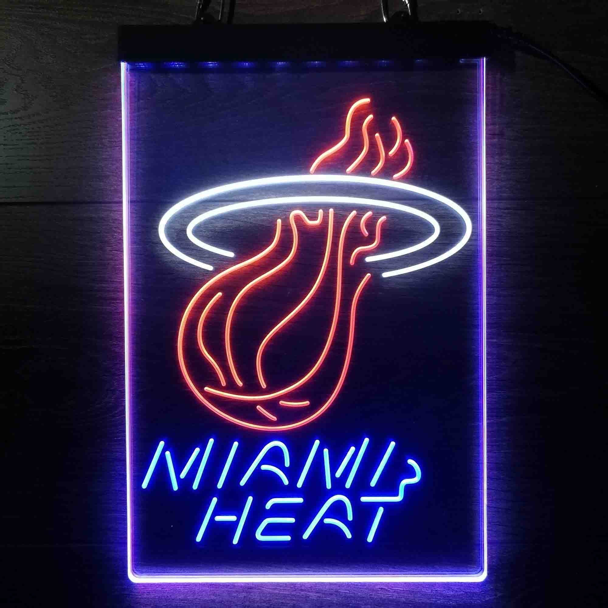 Miami Heat Neon LED Sign 3 Colors