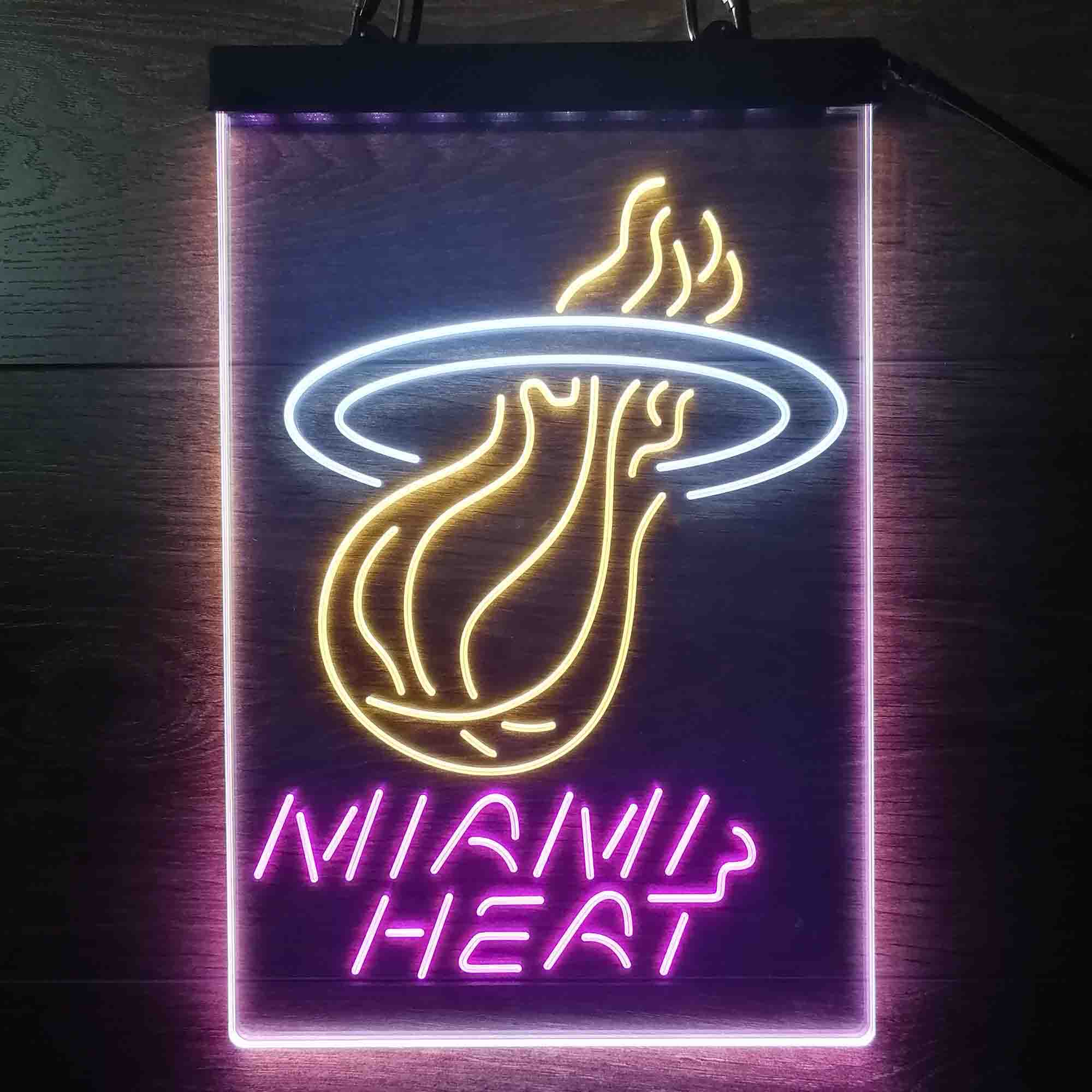 Miami Heat Neon LED Sign 3 Colors