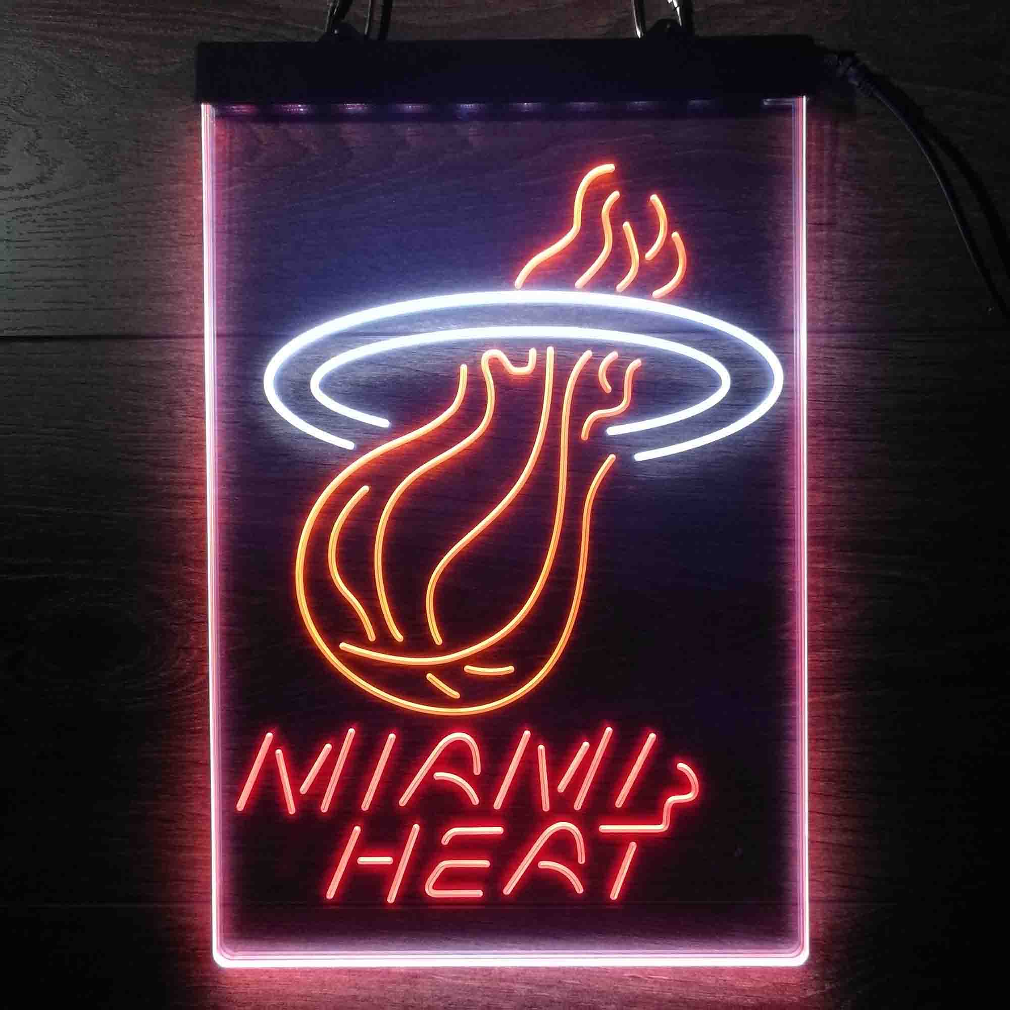 Miami Heat Neon LED Sign 3 Colors