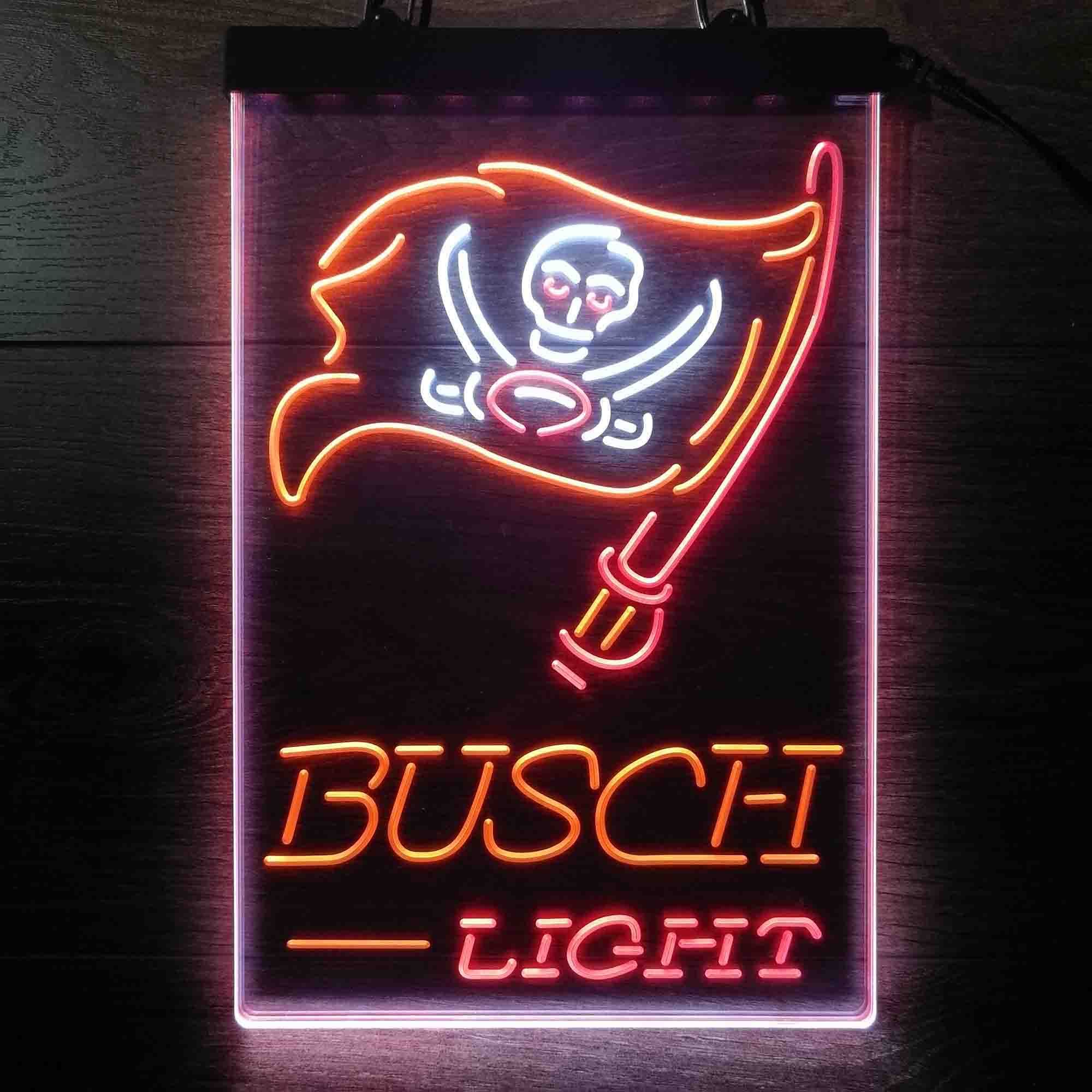 Tampa Bay Buccaneers Busch  Neon LED Sign 3 Colors