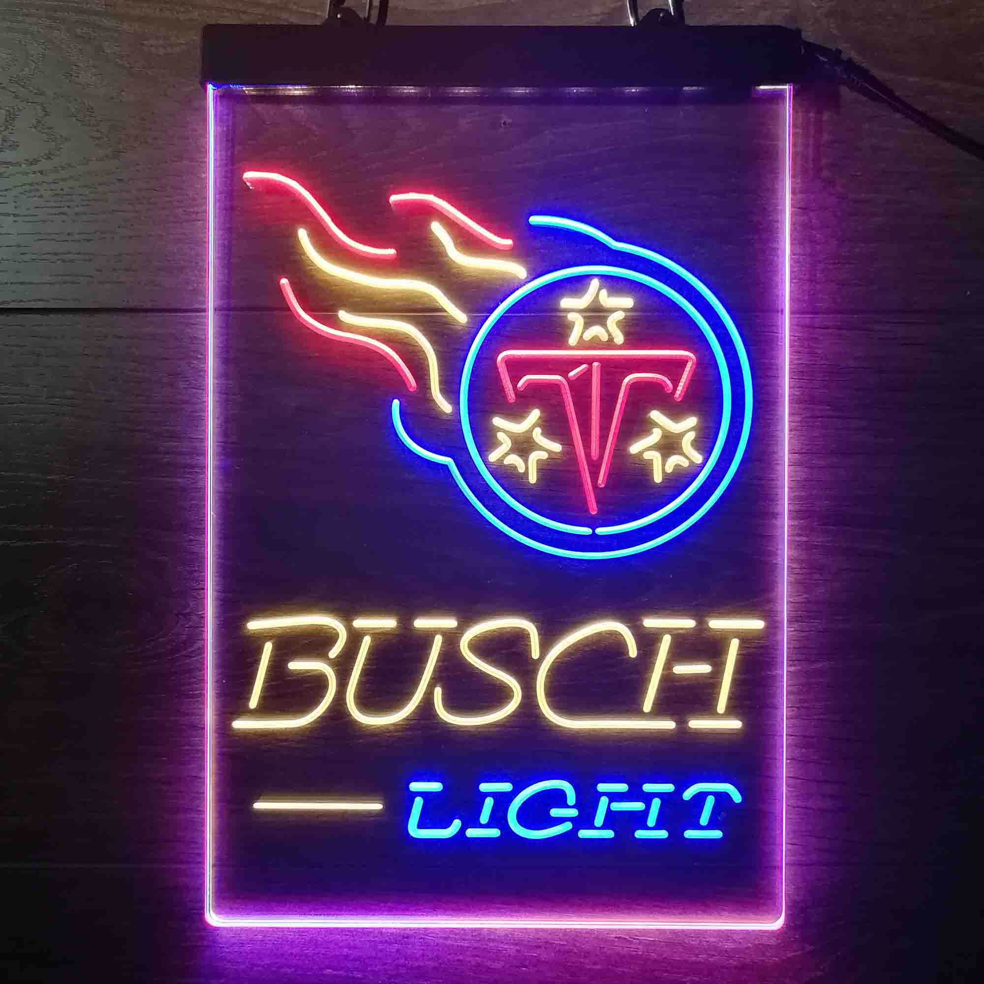 Tennessee Titans Busch  Neon LED Sign 3 Colors