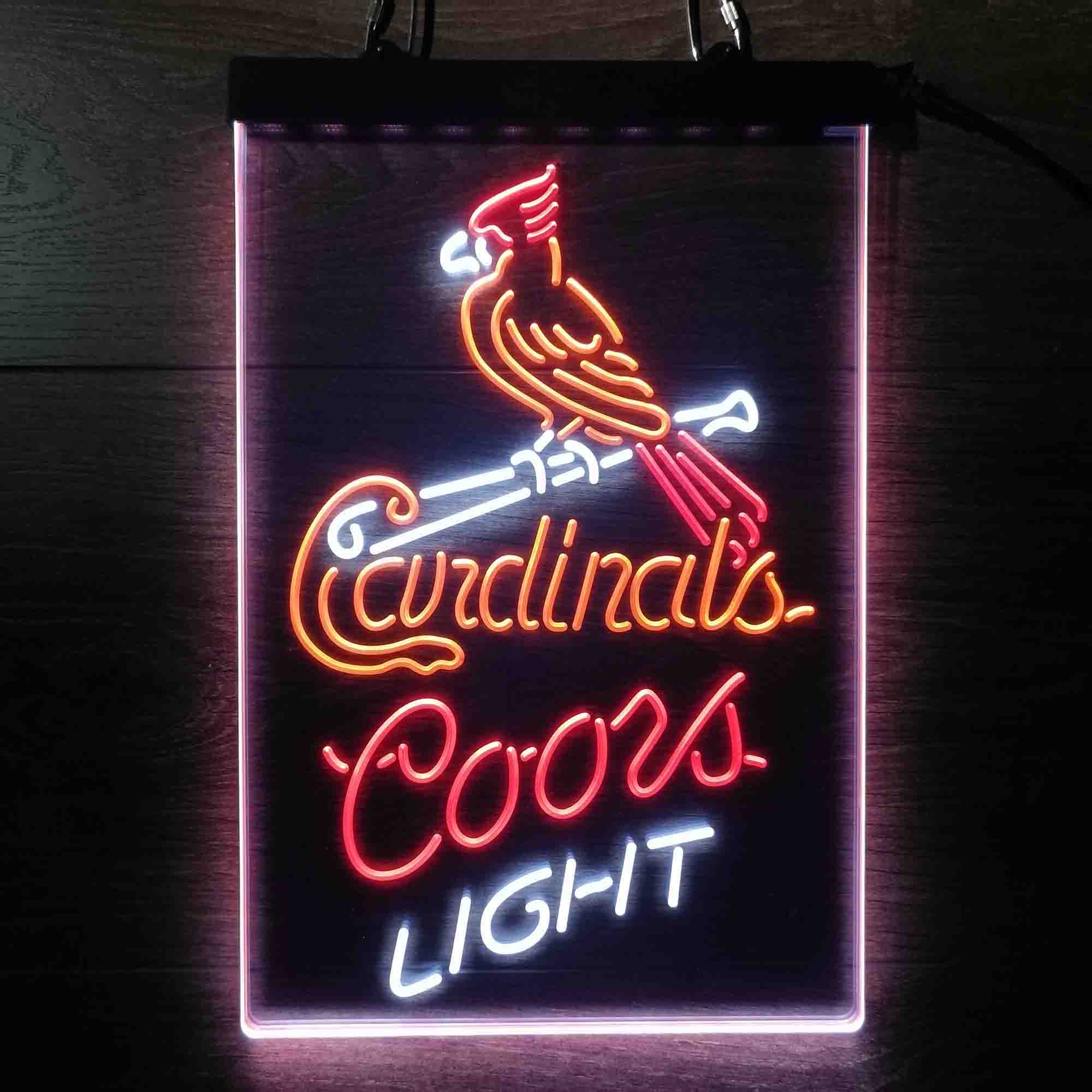 St Louis Cardinals Logo 1 Neon-Like LED Sign