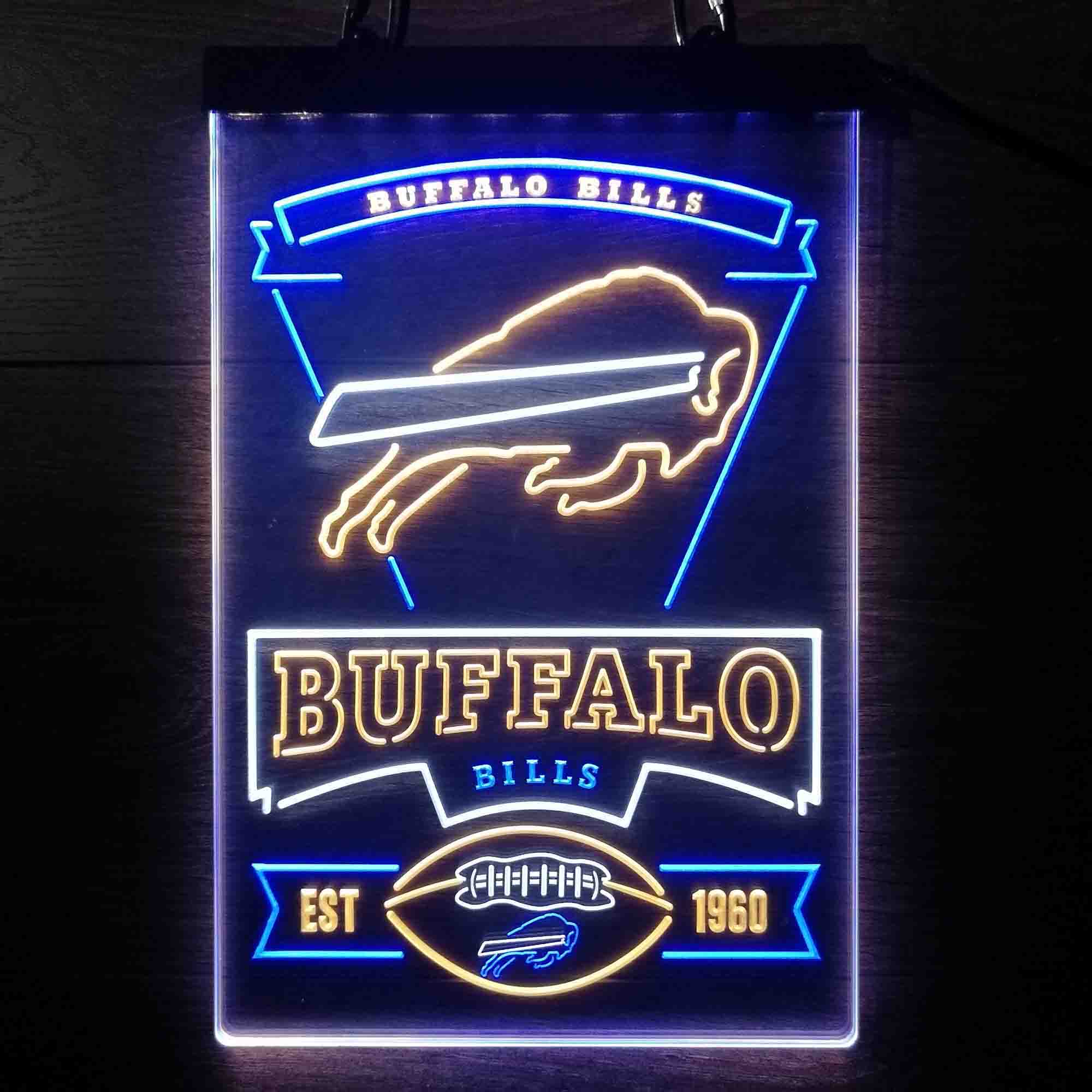 Buffalo Bills Neon LED Sign 3 Colors