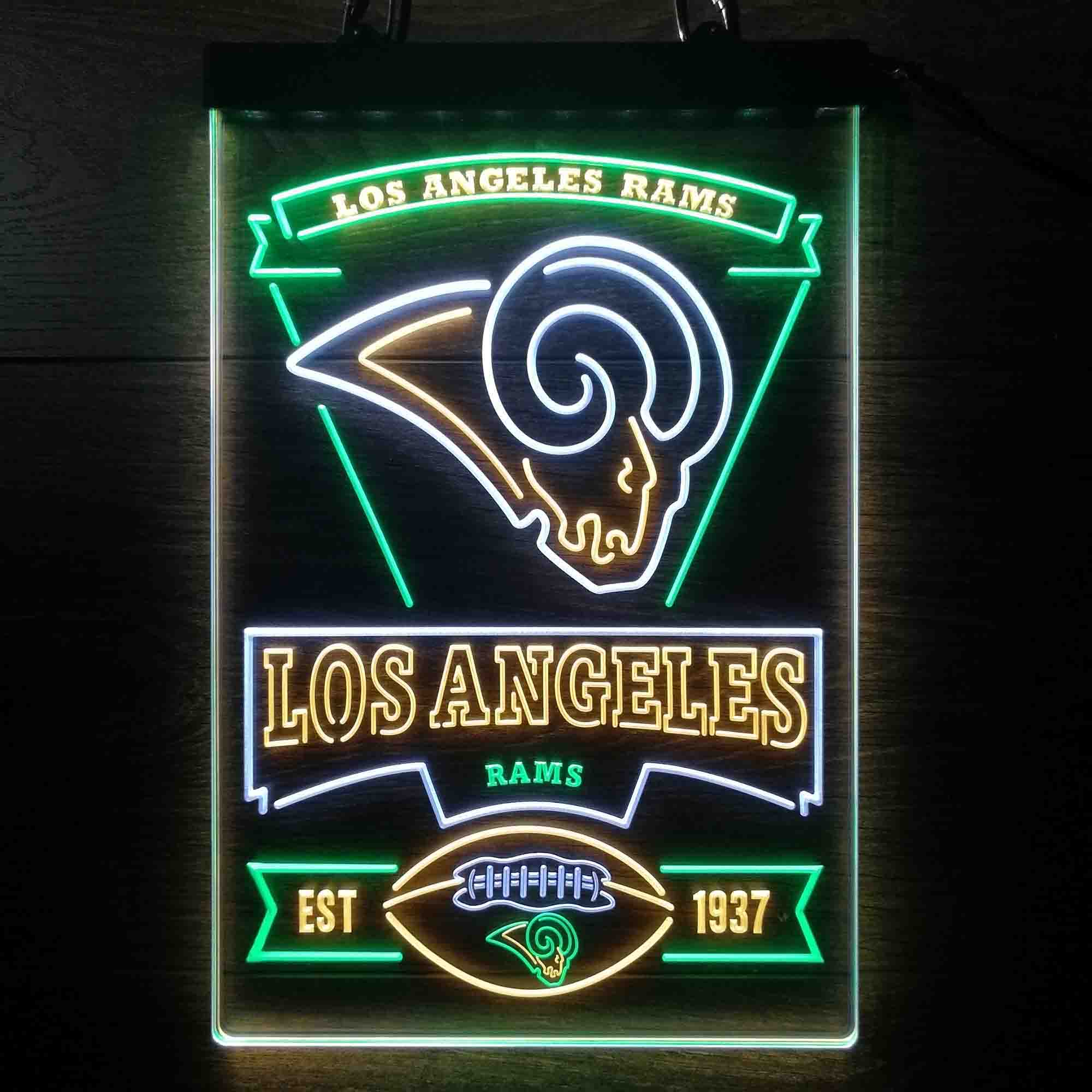 Los Angeles Rams Neon LED Sign 3 Colors