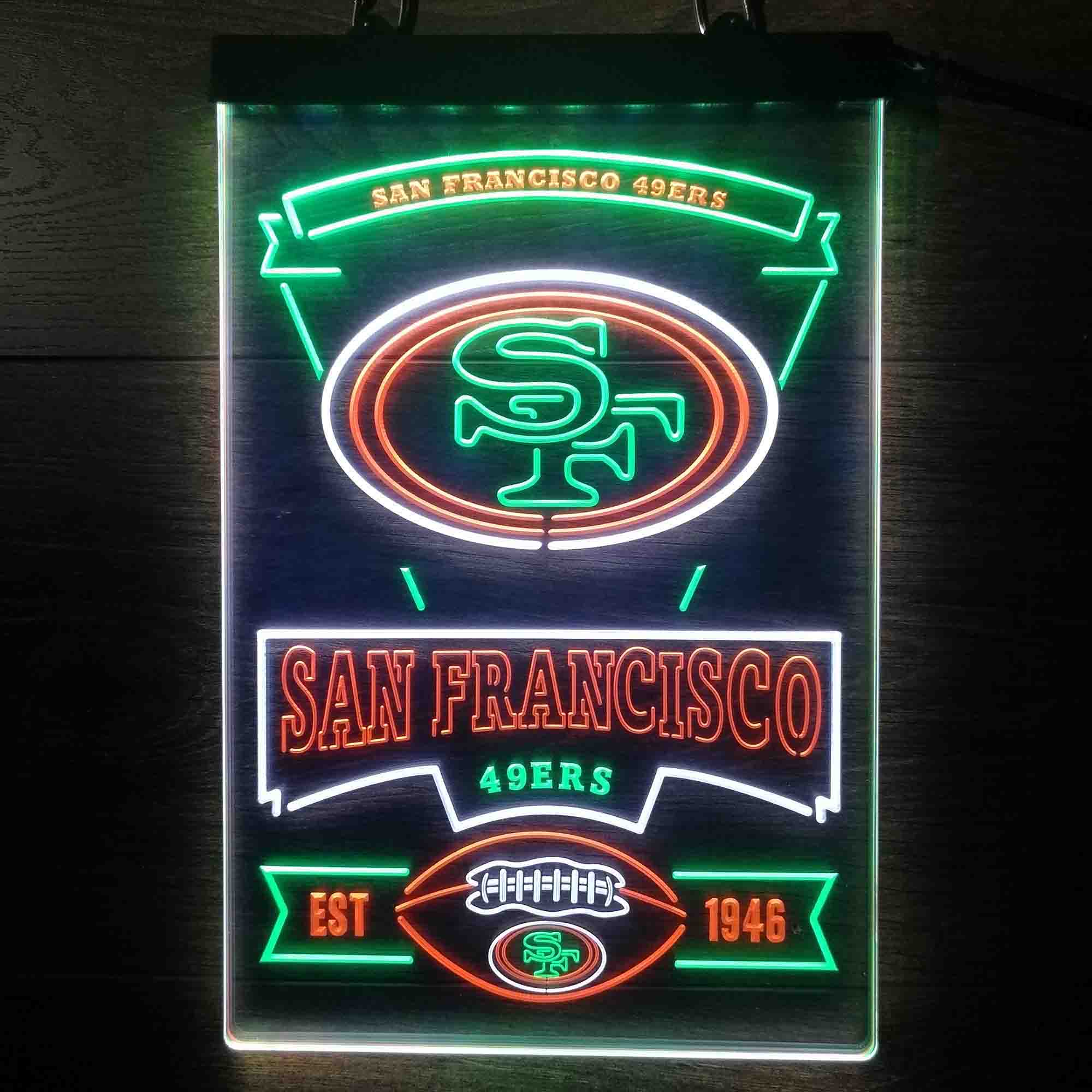 San Francisco 49ers Neon LED Sign 3 Colors