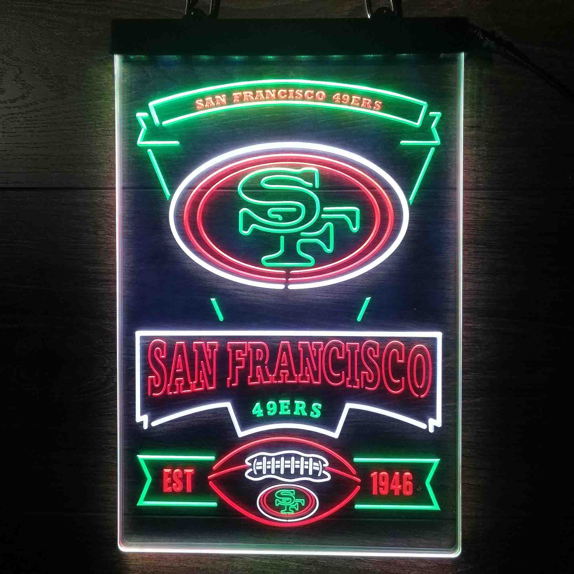 San Francisco 49ers Neon LED Sign 3 Colors