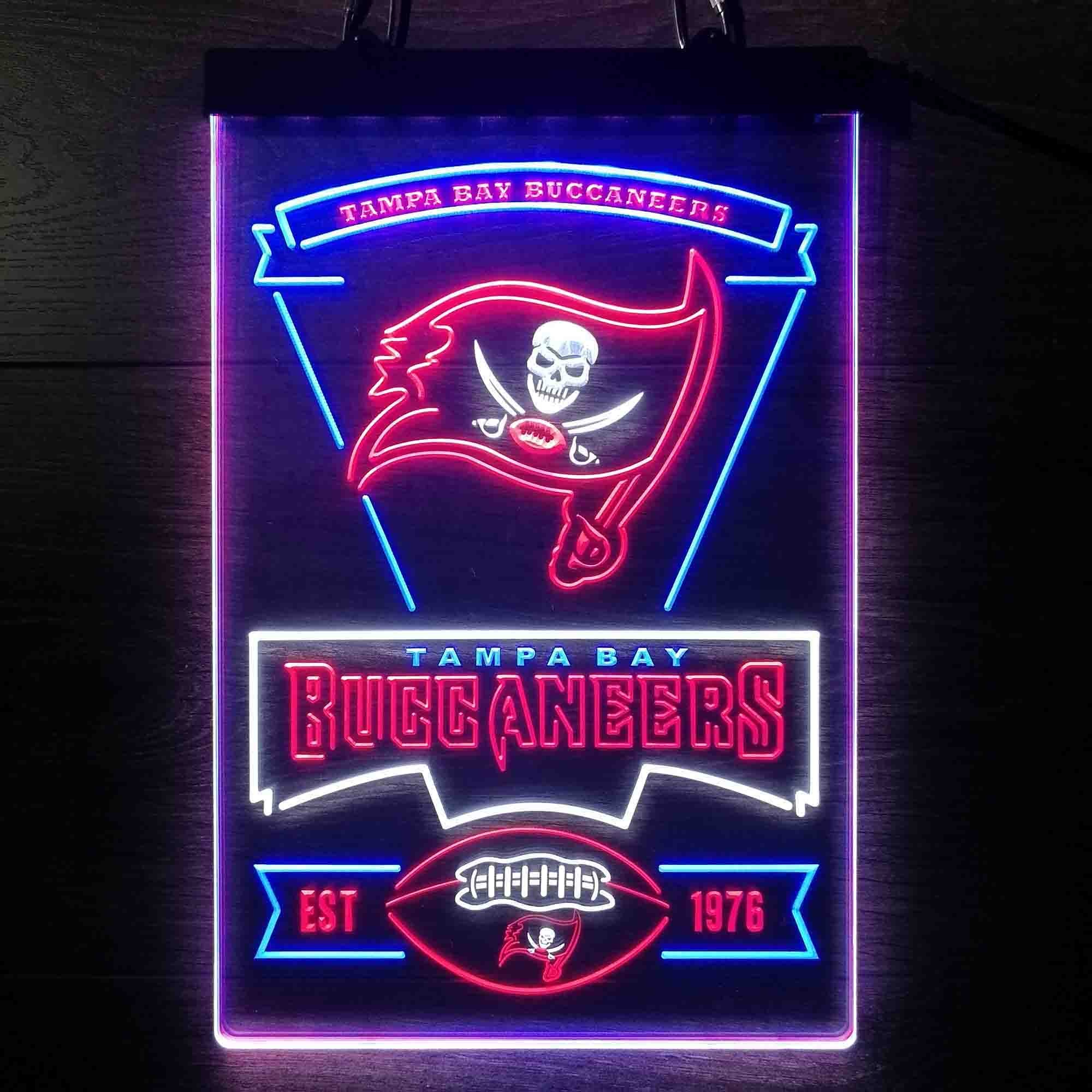 Tampa Bay Buccaneers Neon LED Sign 3 Colors