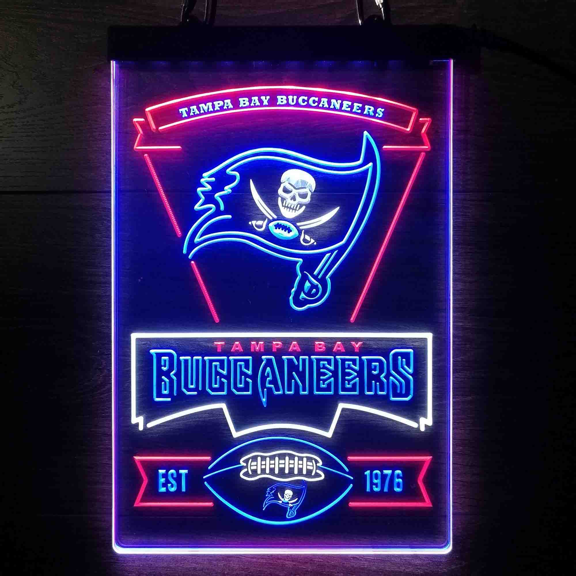 Tampa Bay Buccaneers Neon LED Sign 3 Colors