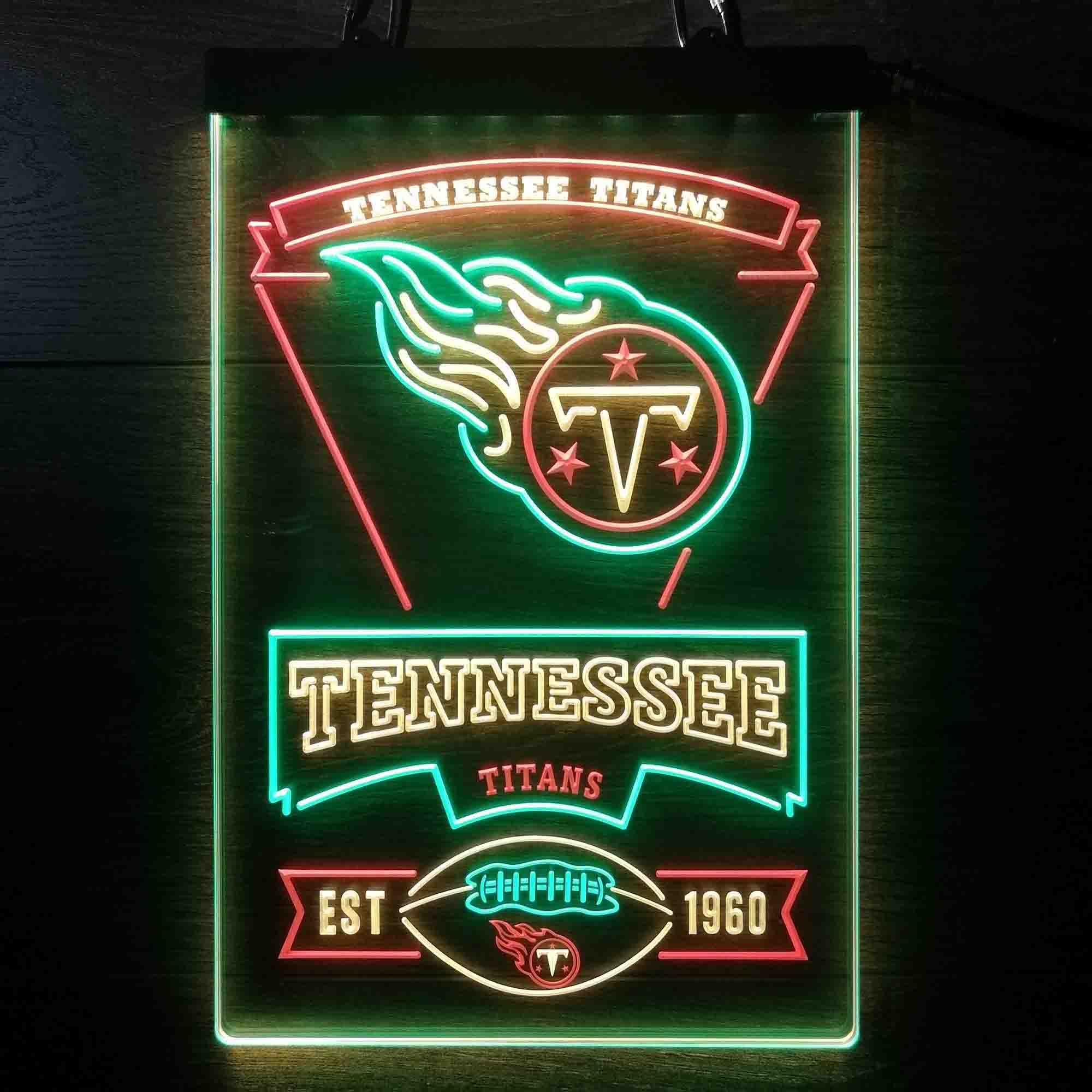 Crown Royal Bar Tennessee Titans Est. 1960 Led New Sign