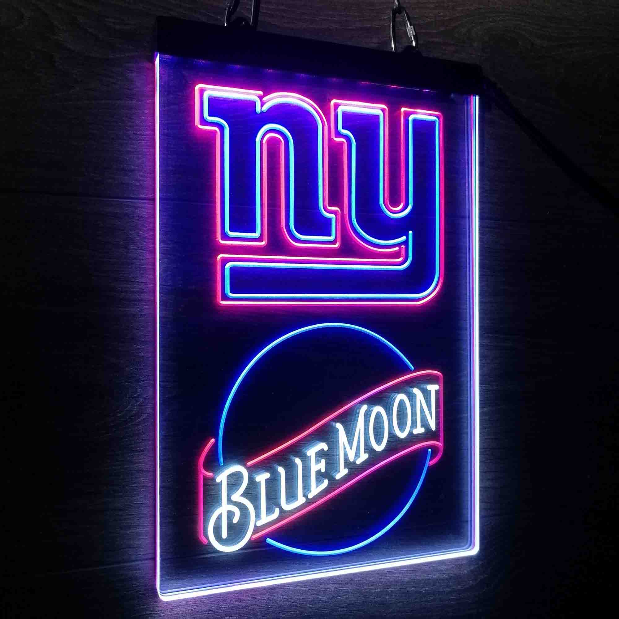 Blue Moon Bar New York Giants Est. 1925 Neon LED Sign 3 Colors