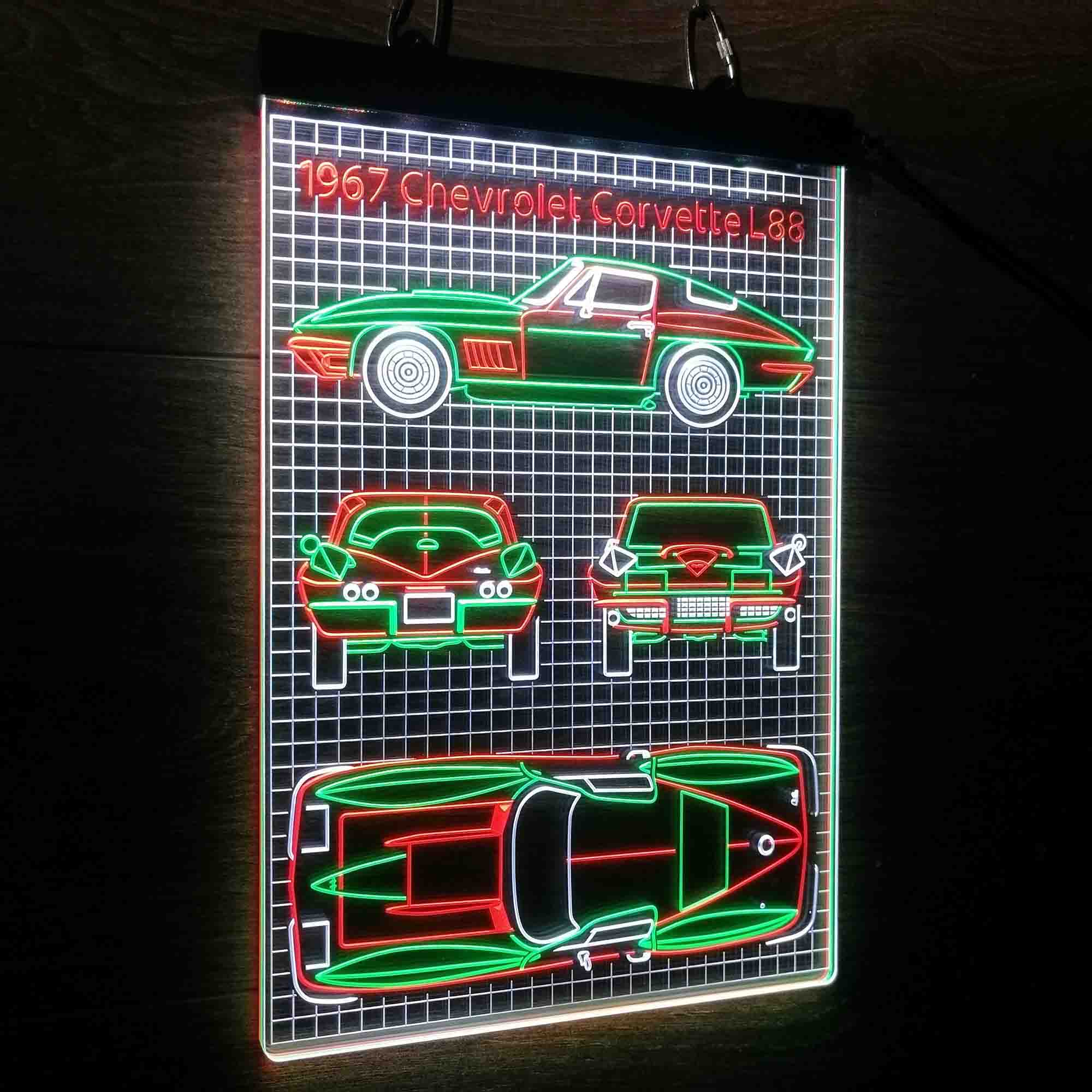 Custom 1967 Vintage Car Garage Neon LED Sign 3 Colors