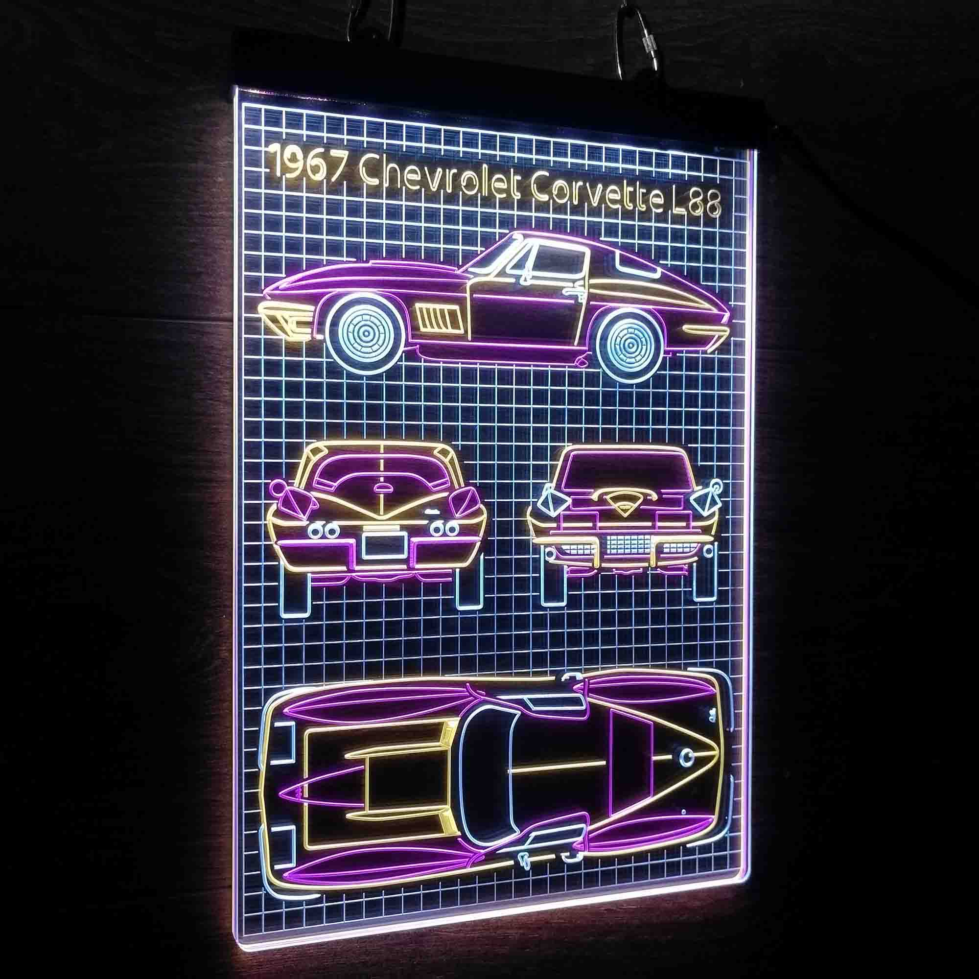 Bumblebee Transformers Blueprint Cool Neon LED Sign 3 Colors