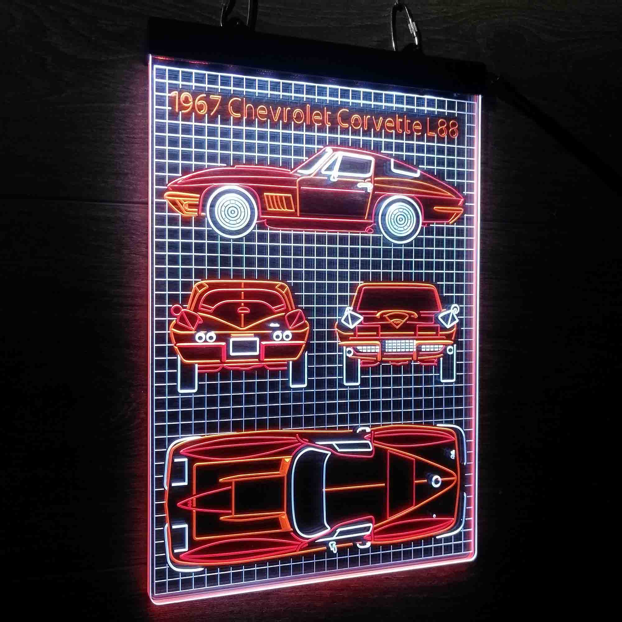 Custom 1967 Vintage Car Garage Neon LED Sign 3 Colors