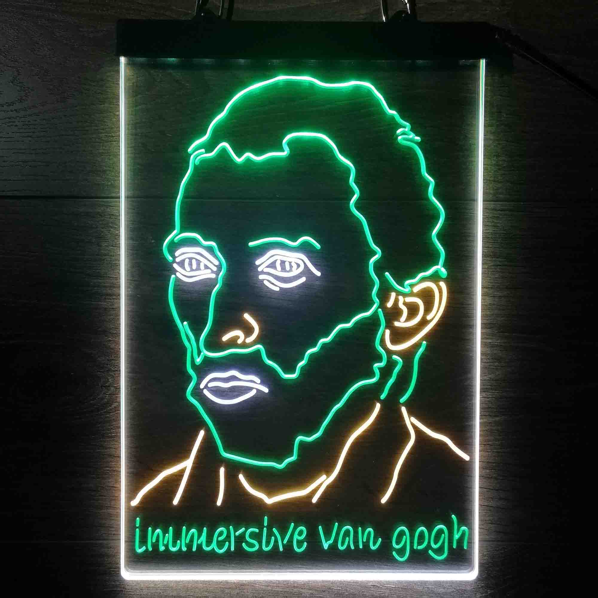 Van Gogh Self Portrait Neon LED Sign 3 Colors