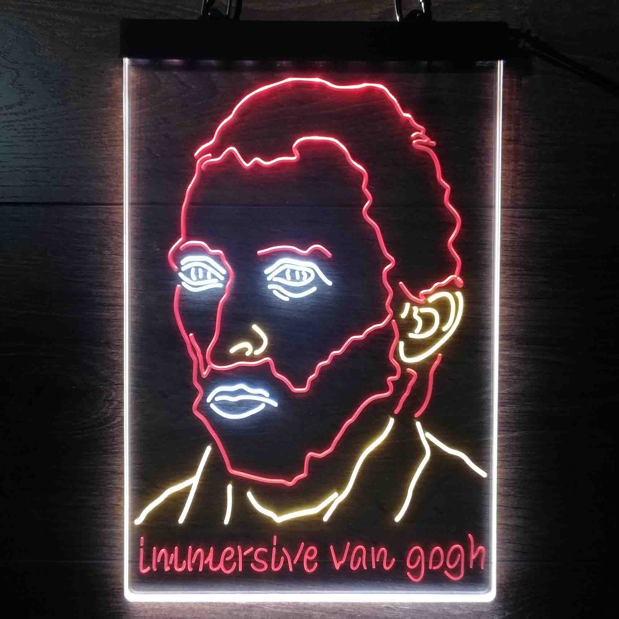 Van Gogh Self Portrait Neon LED Sign 3 Colors