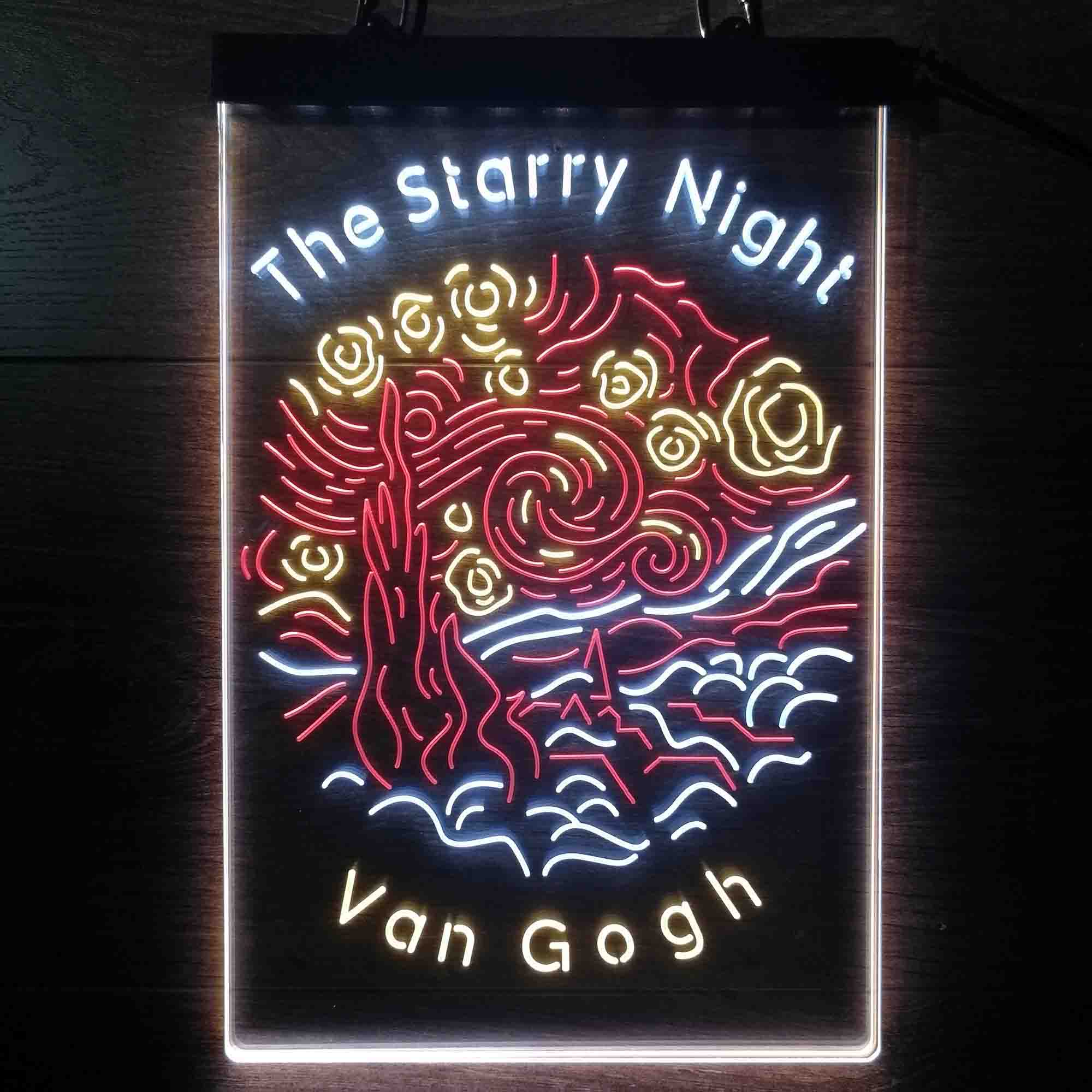 The Starry Night Van Gogh Neon LED Sign 3 Colors