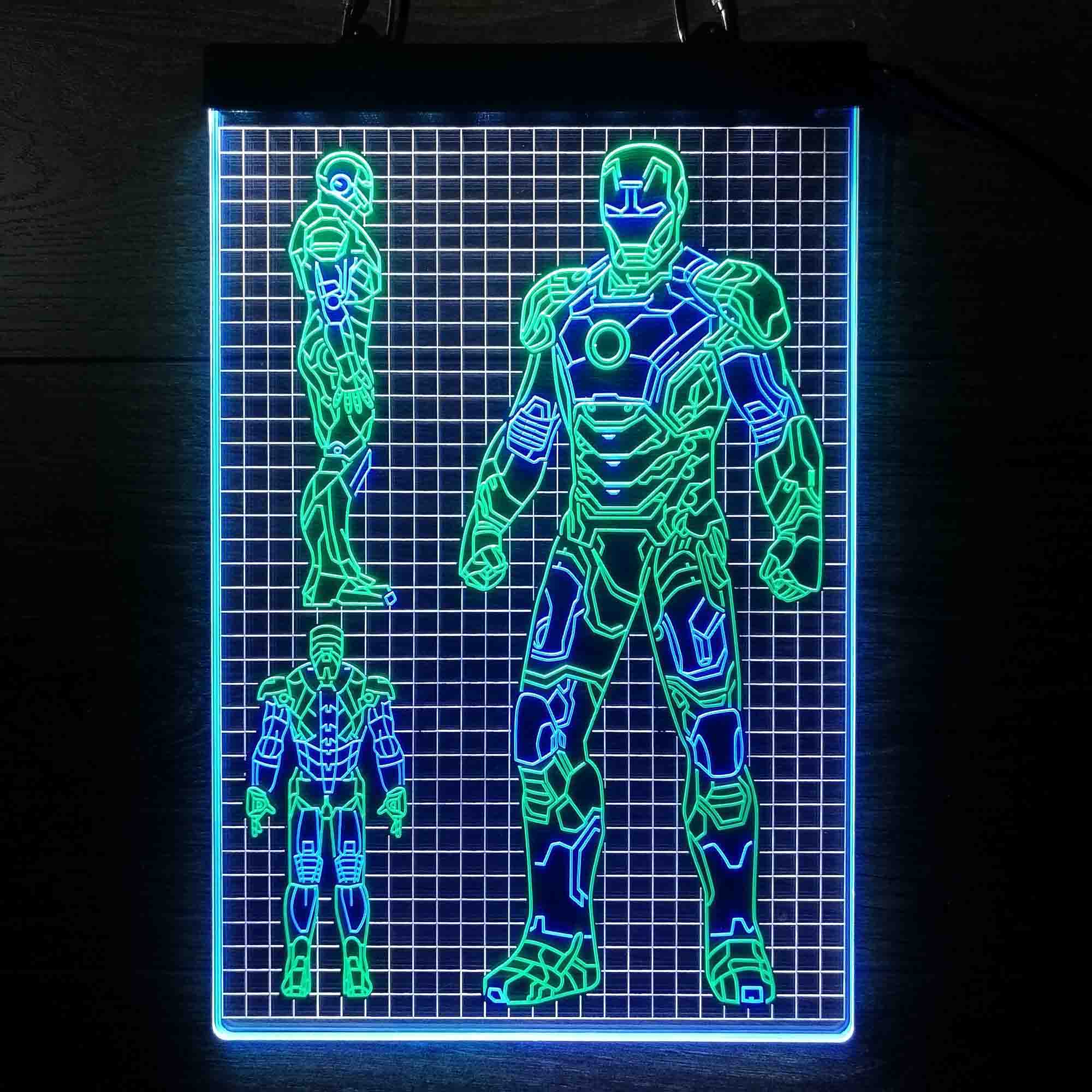 Iron Man Avengers MK43 Neon LED Sign 3 Colors