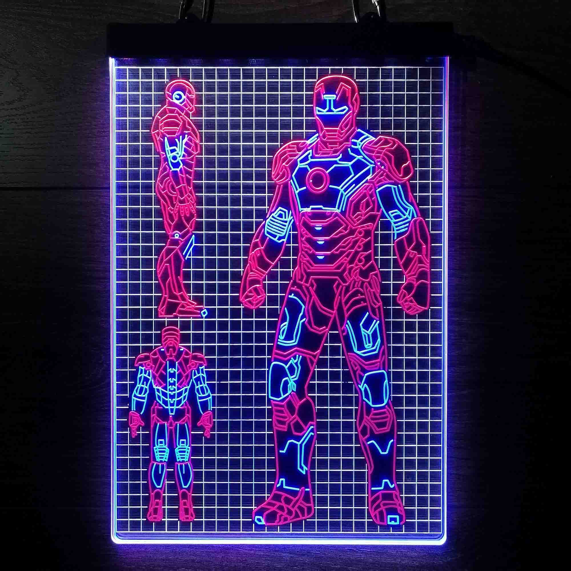 Iron Man Avengers MK43 Neon LED Sign 3 Colors