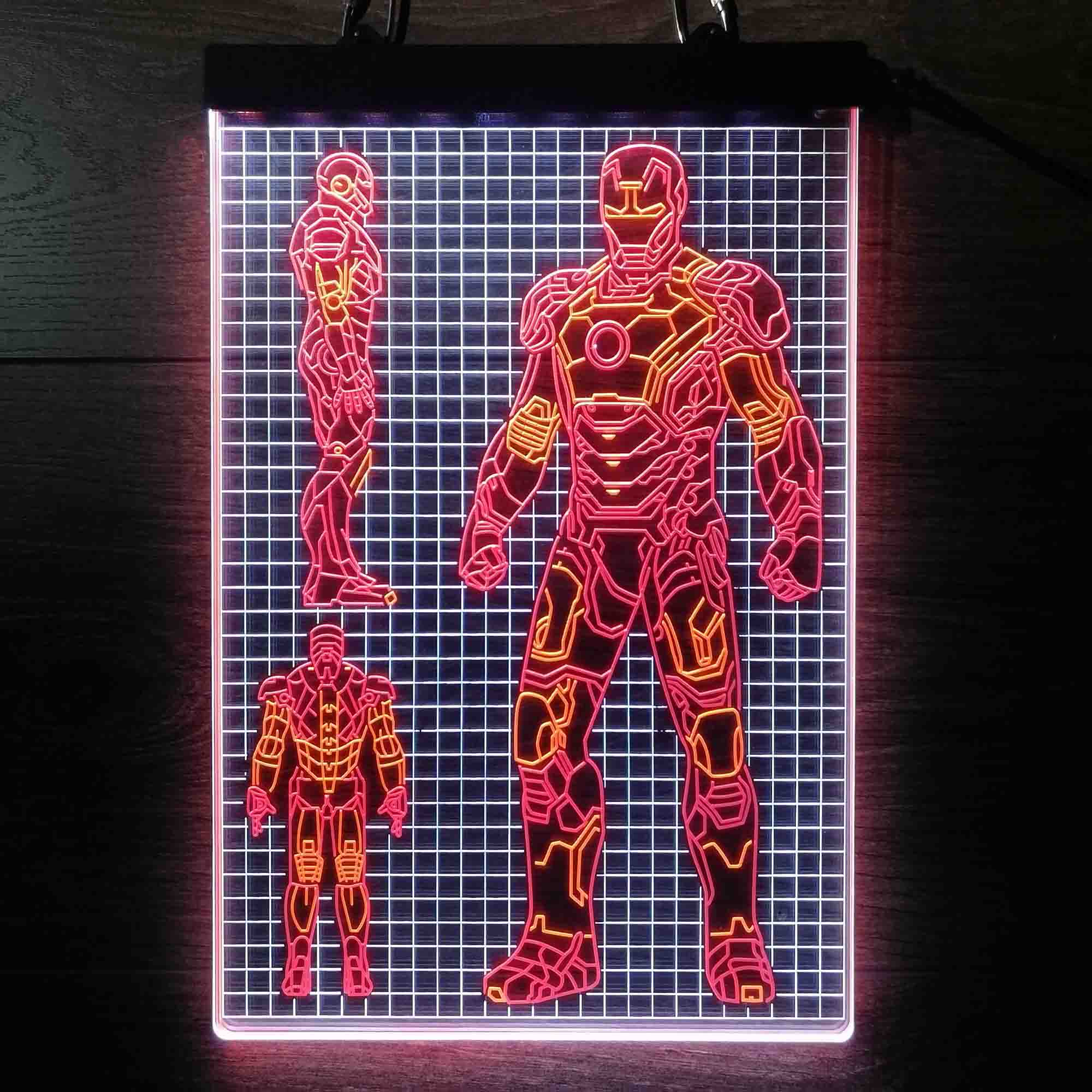 Iron Man Avengers MK43 Neon LED Sign 3 Colors