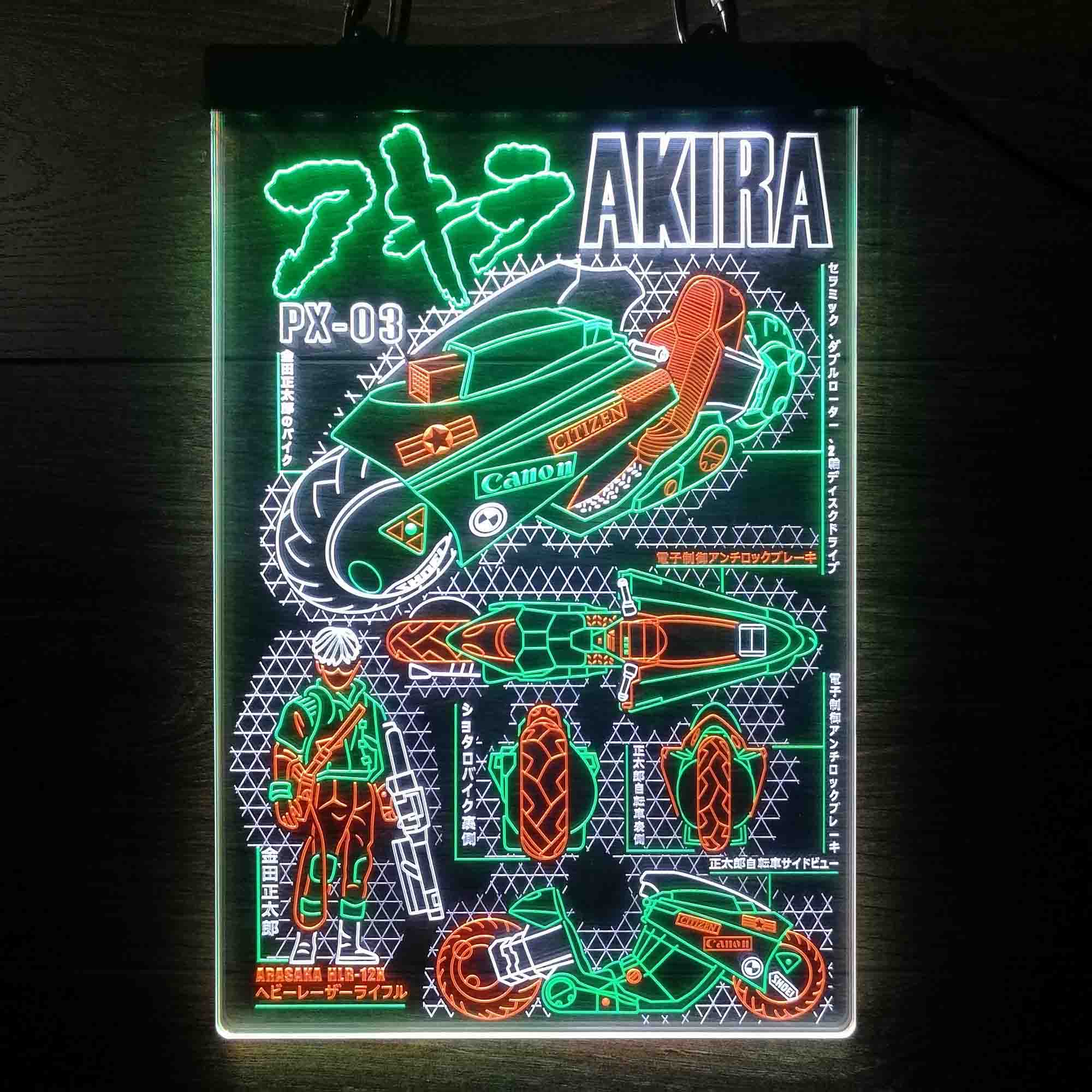 Akira Cyberpunk Bike Neon LED Sign 3 Colors