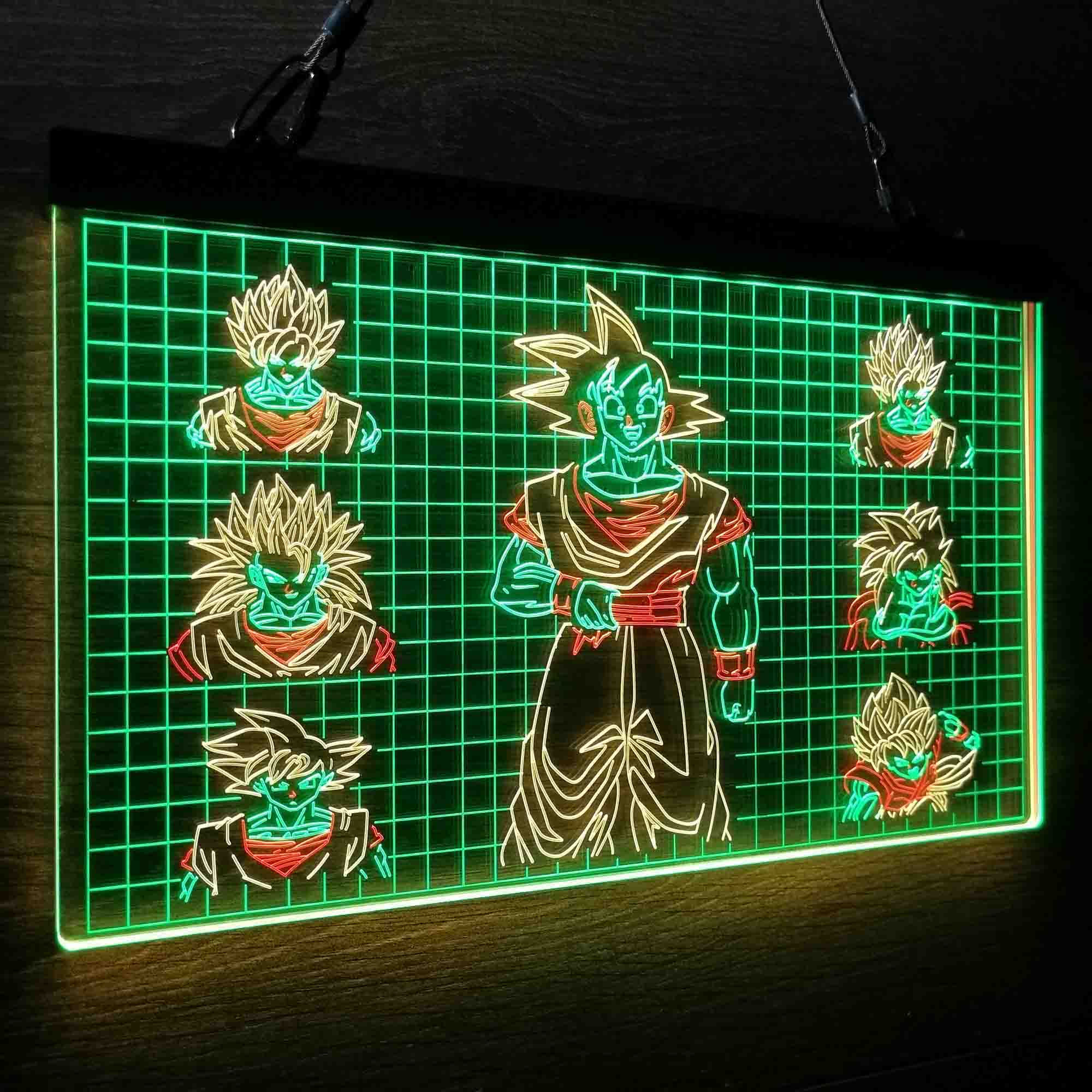 Dragon Ball Goku Neon LED Sign 3 Colors