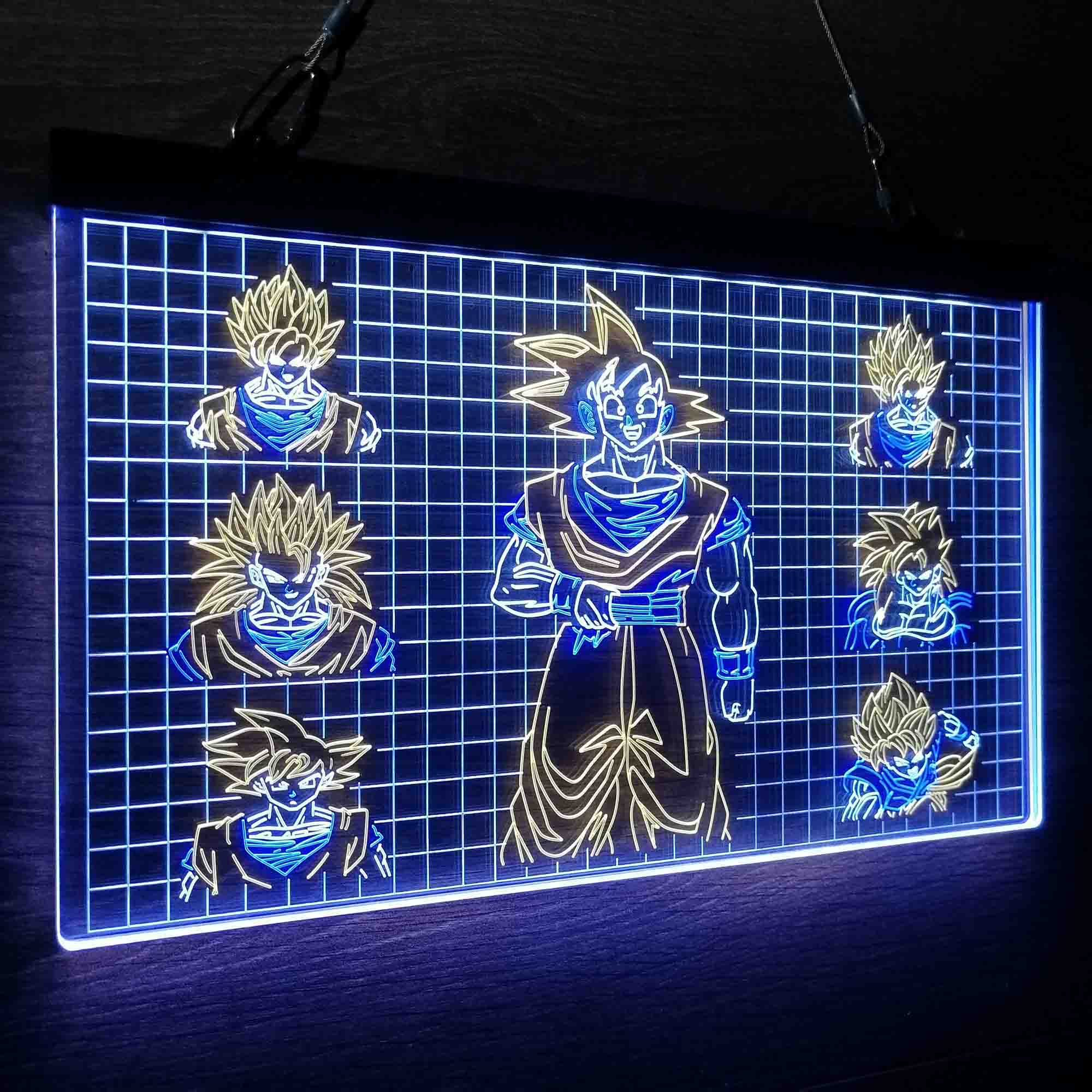 Dragon Ball Goku Neon LED Sign 3 Colors