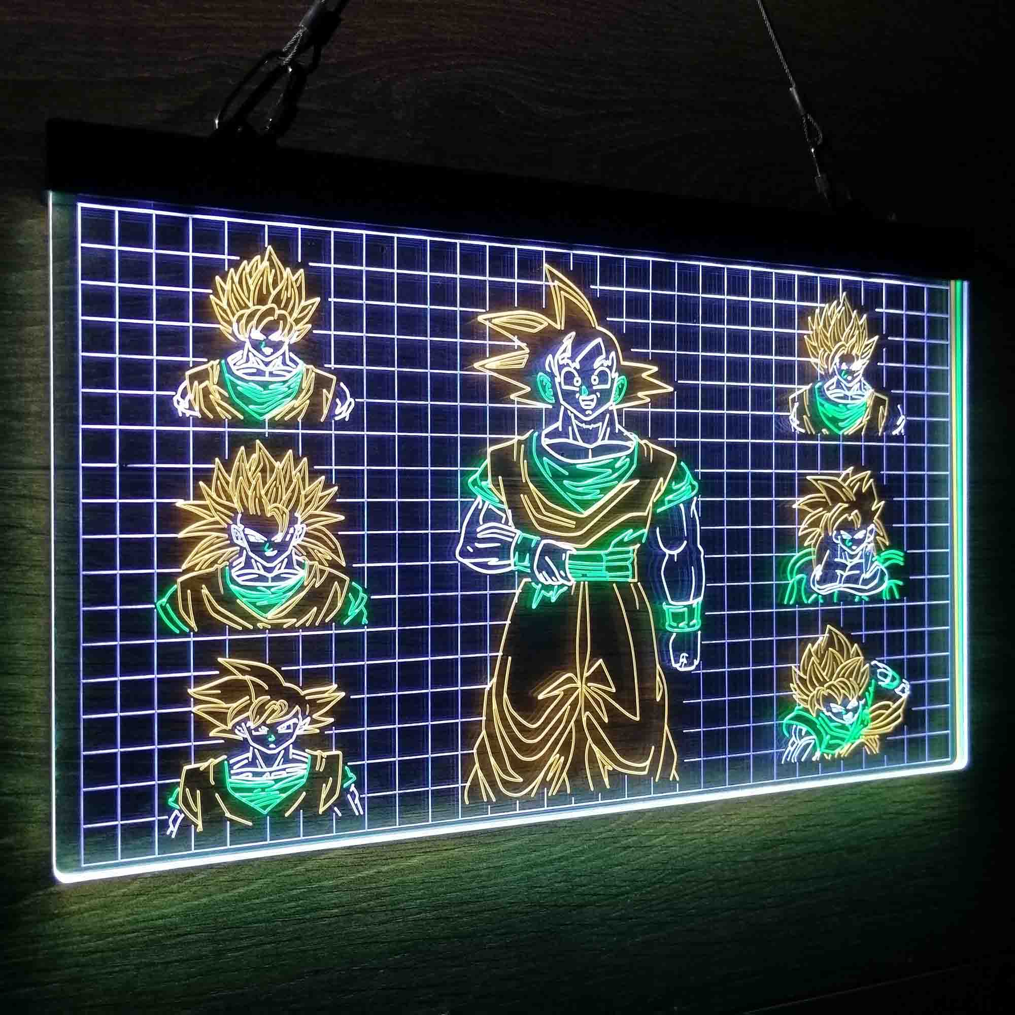 Dragon Ball Goku Neon LED Sign 3 Colors