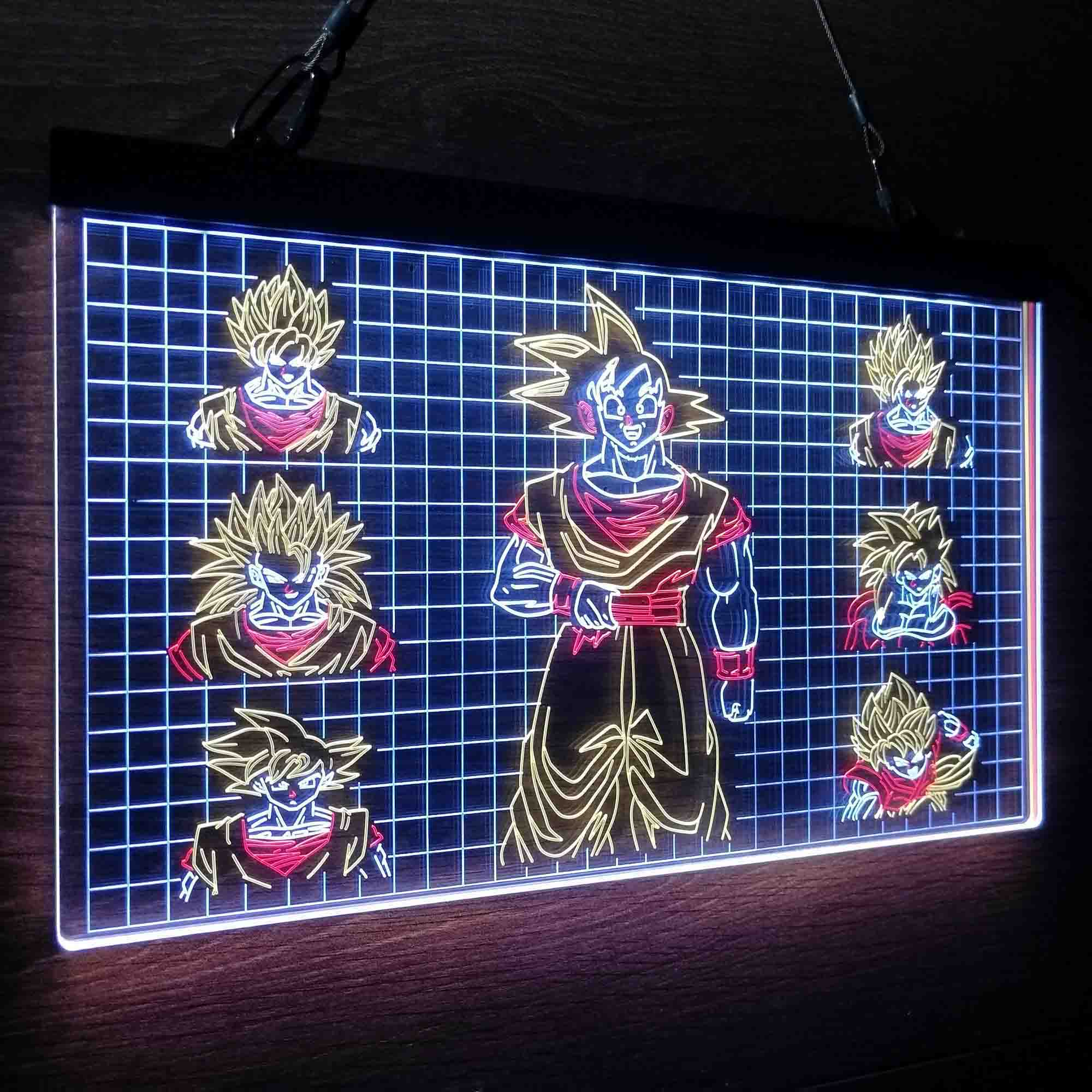 Dragon Ball Goku Neon LED Sign 3 Colors