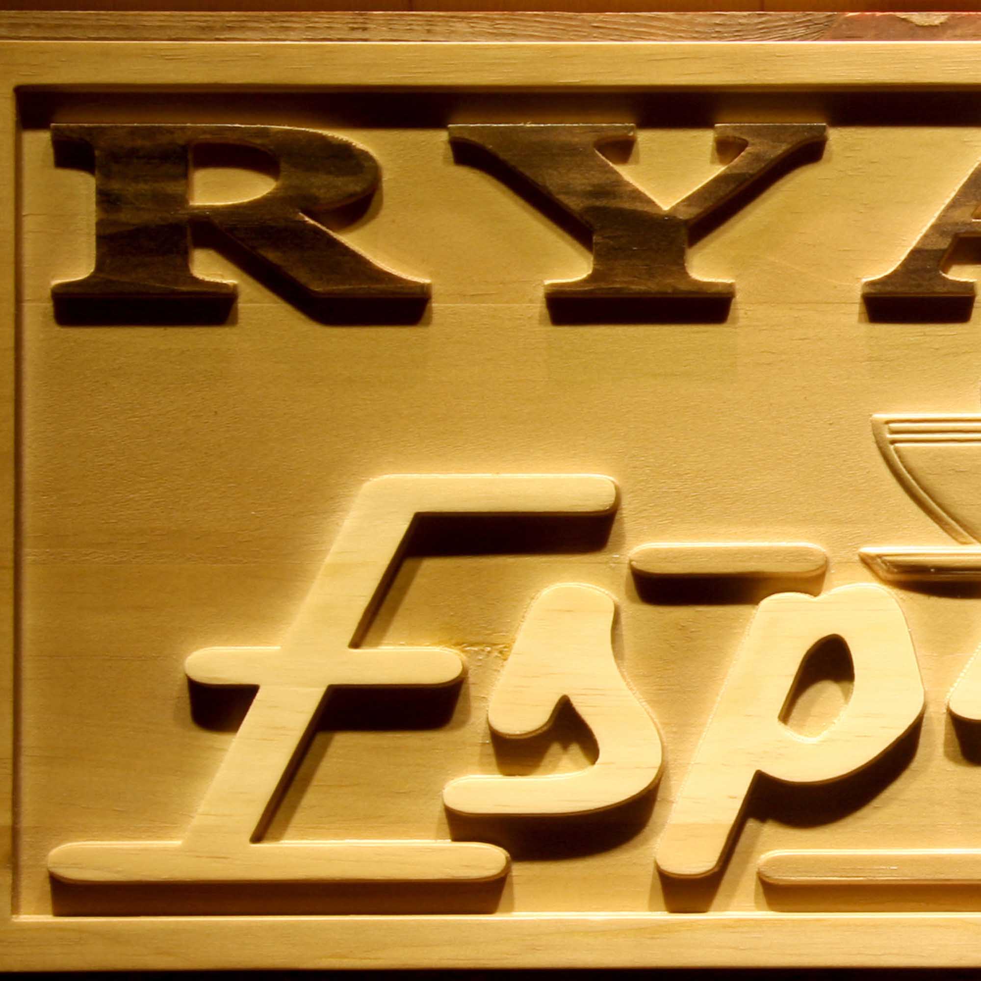Personalized Espresso Coffee Shop Kitchen Housewarming Gifts Wood Engraved Wooden Sign