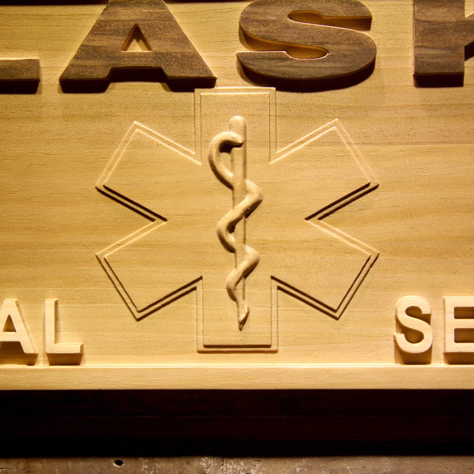 Personalized Medical Services Gifts Wood Engraved Wooden Sign