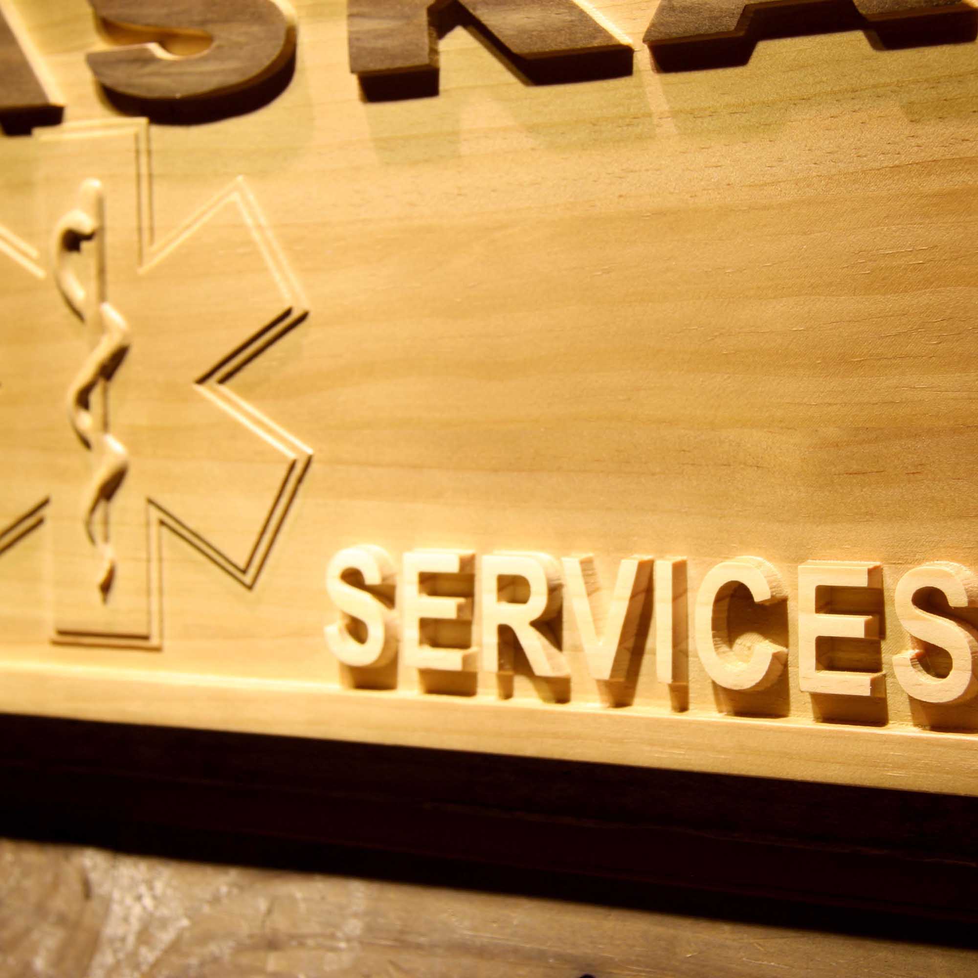 Personalized Medical Services Gifts Wood Engraved Wooden Sign