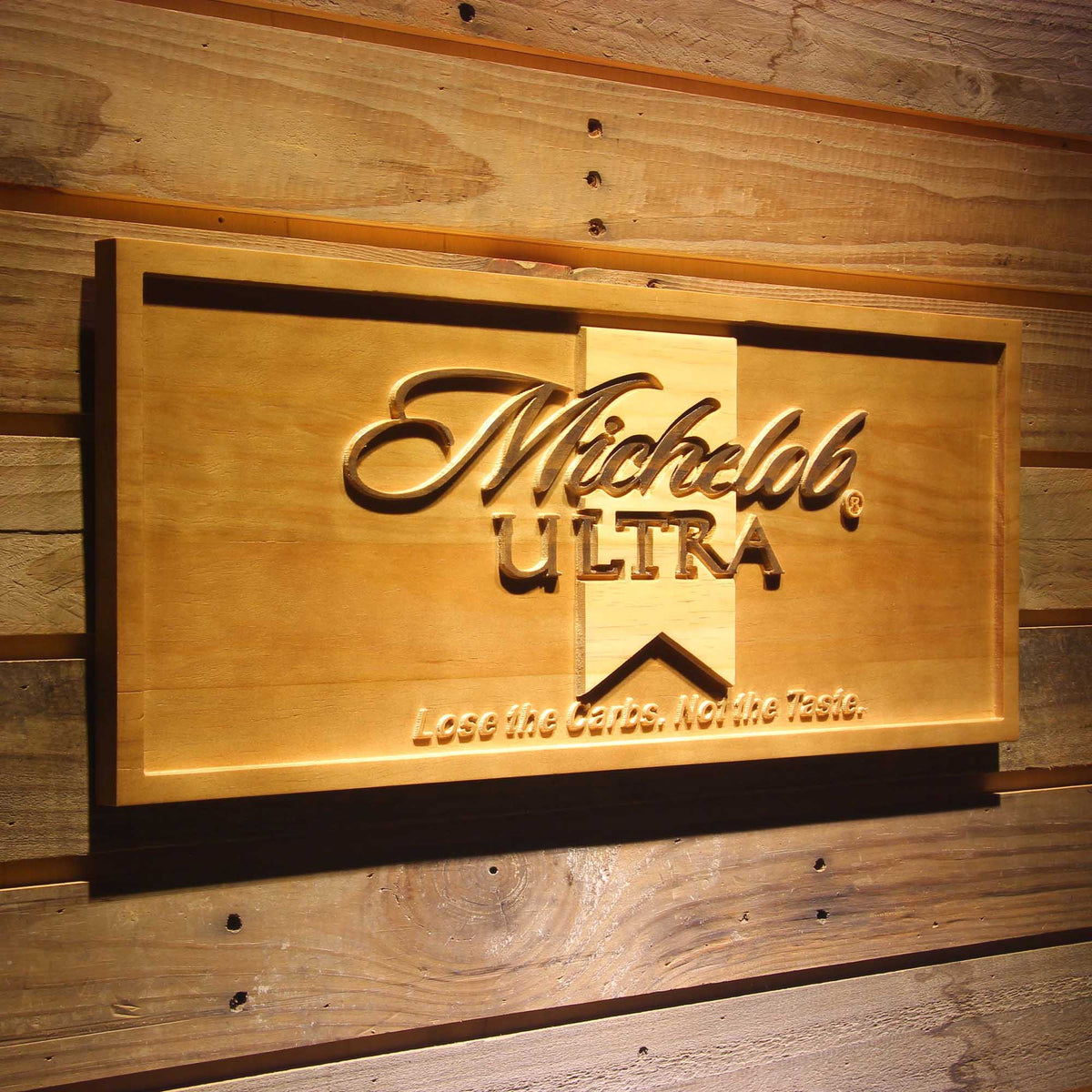 Michelob Wooden Sign | PROLEDSIGN